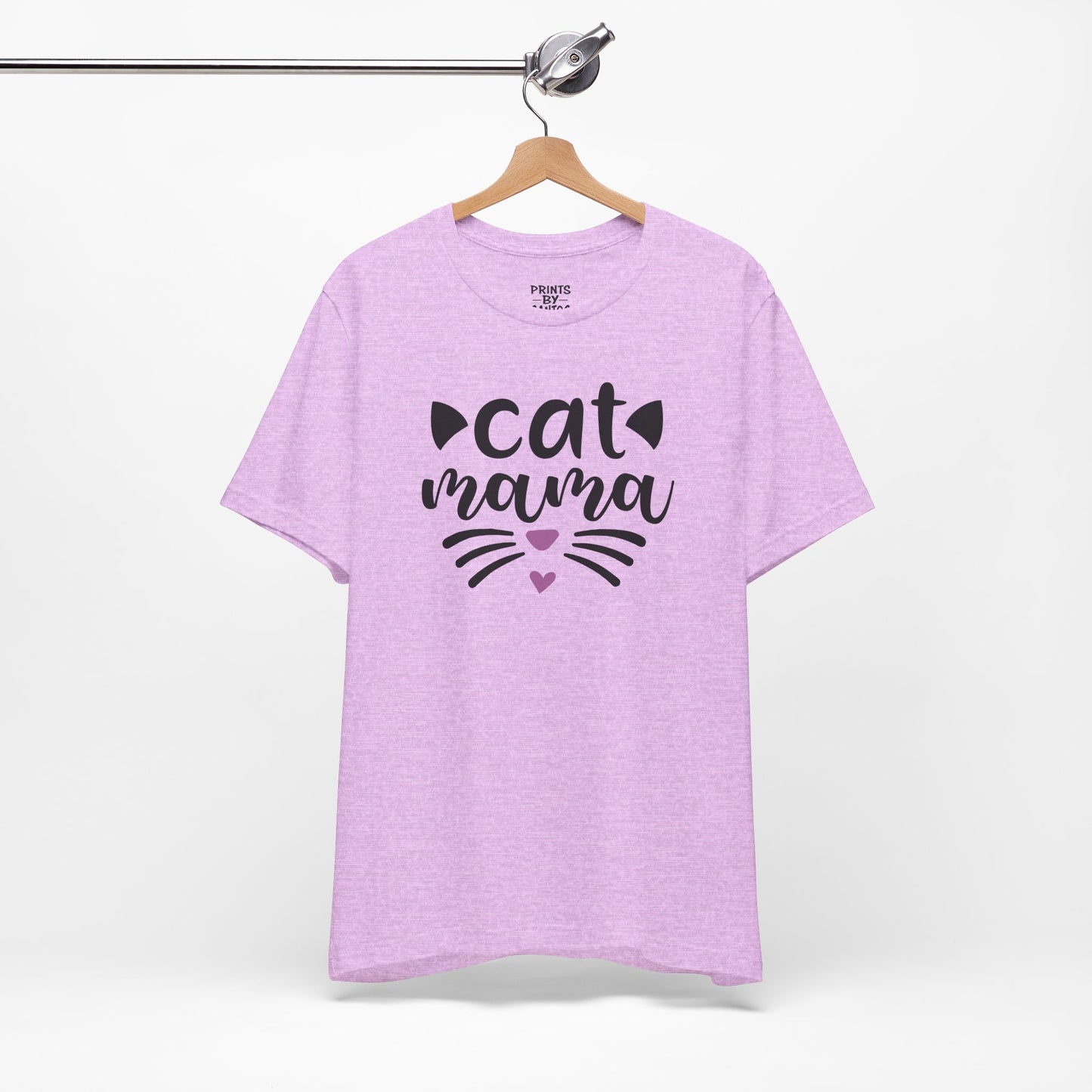 Cat Mama Unisex Jersey Tee | Cute Cat Lover Shirt, Pet Mom Gift, Animal Lover Apparel, Casual Outfit, Birthday Gift