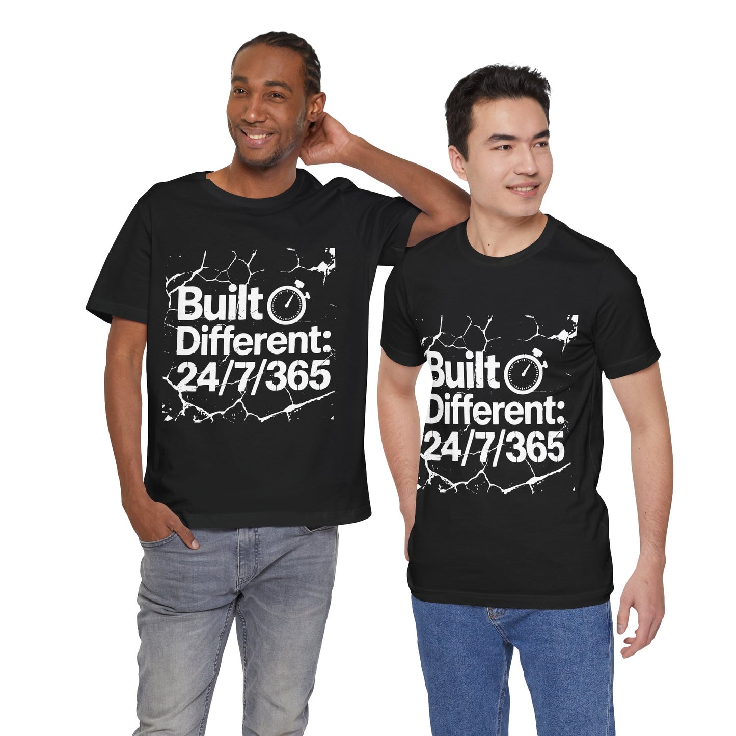 Built Different Graphic Tee | Unisex T-Shirt for Motivated Individuals | Perfect for Everyday Wear, Workout, Gifts, and Events
