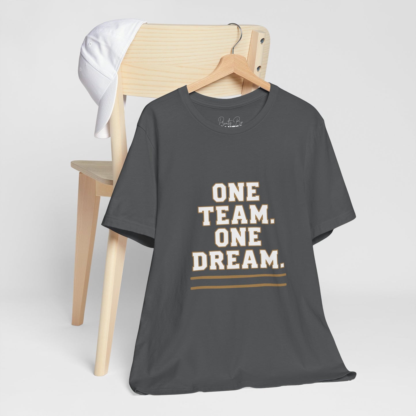 Team Spirit Unisex Tee - One Team. One Dream. Perfect for Sports Fans, Casual Outings, Team Events, Birthdays, and Celebrations!