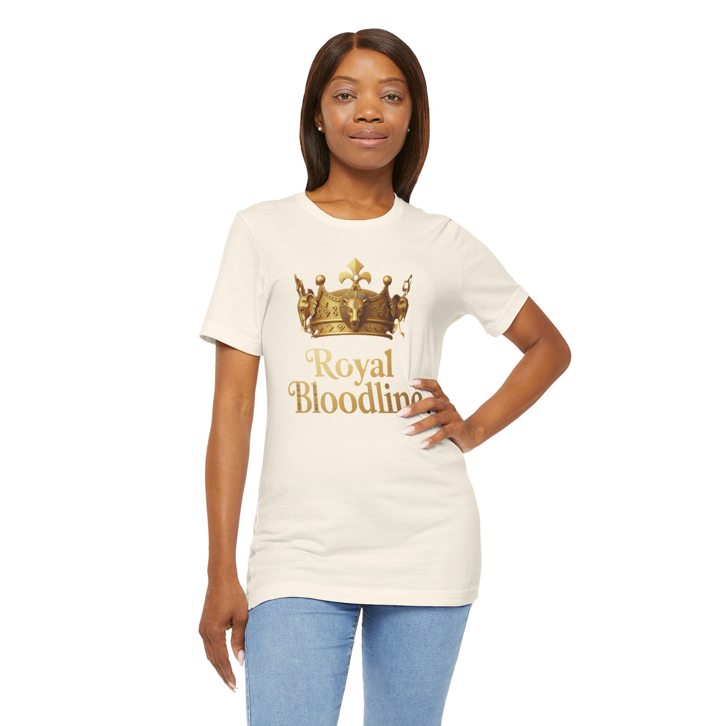 T-Shirt - Royal Bloodline Gold Crown African Tribal Tee