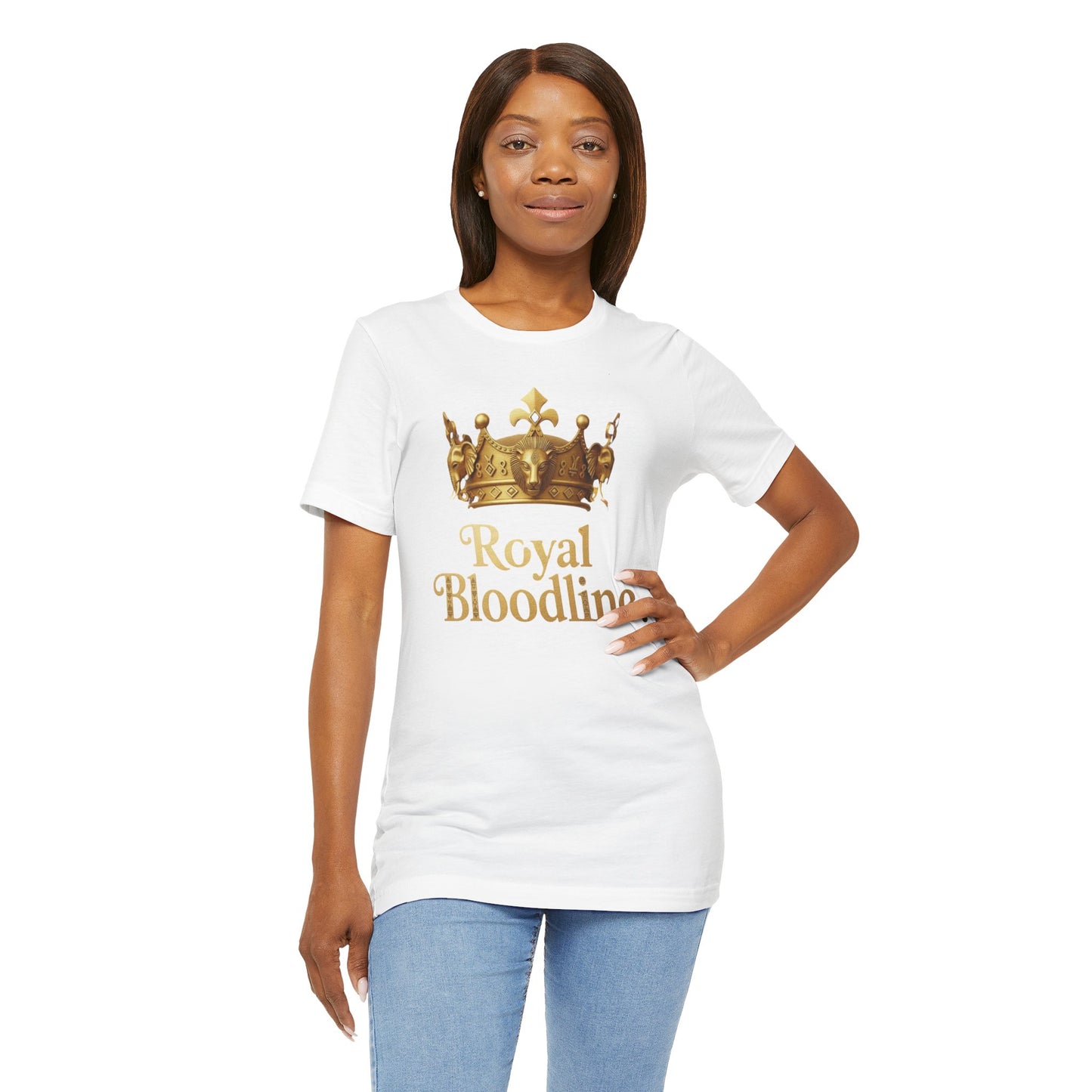 T-Shirt - Royal Bloodline Gold Crown African Tribal Tee