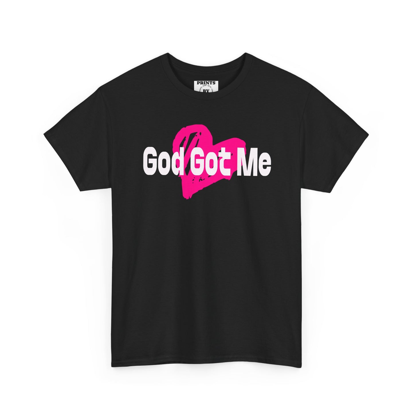 God Got Me Unisex Heavy Cotton Tee, Casual Wear, Faith-Based Gift, Christian Apparel, Inspirational Fashion, Everyday Comfort