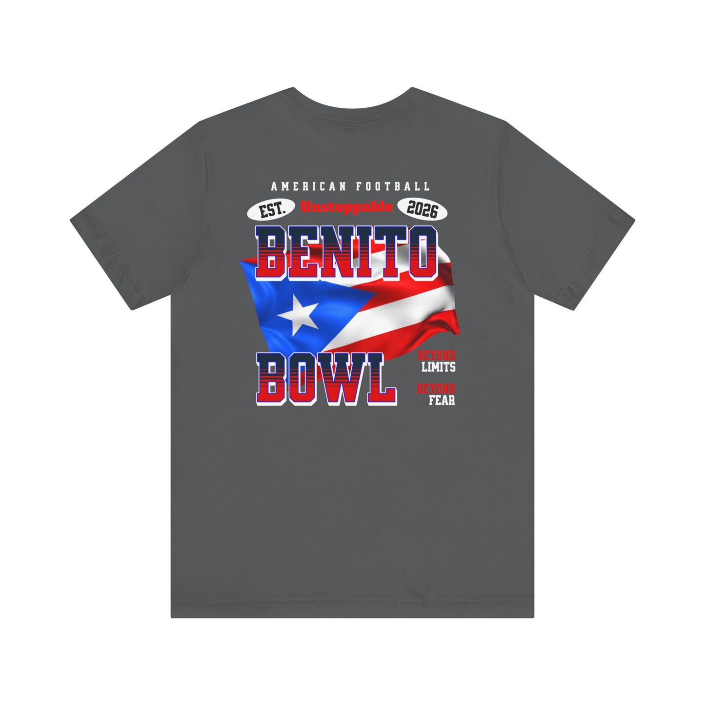 Unisex Football Tee: Benito Bowl Edition - Perfect for Game Day, Sports Events, Team Spirit, Gift Ideas, and Casual Wear
