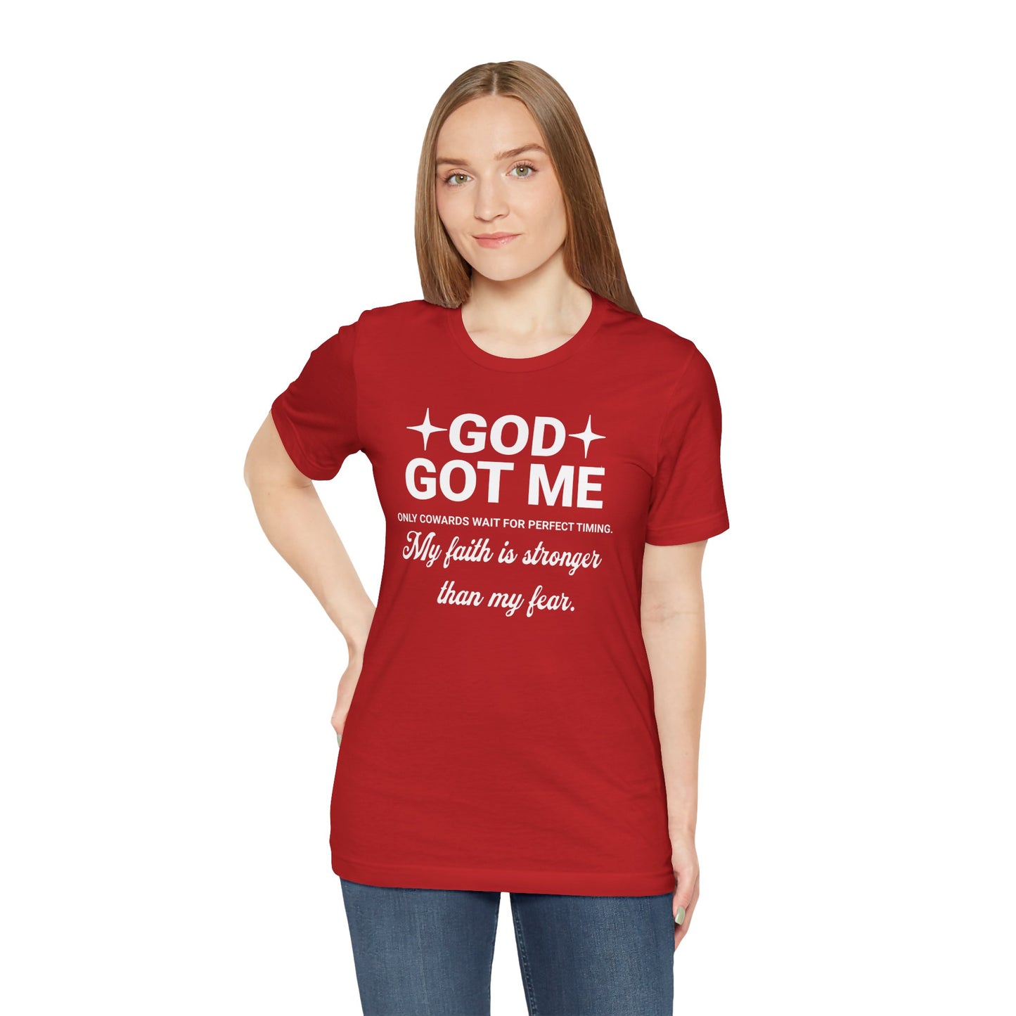 God Got Me Inspiring Faith Tee, Unisex Motivational Shirt, Christian Gift, Everyday Wear, Faith-Based Apparel