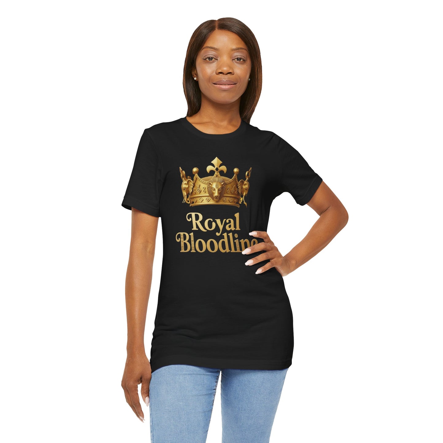 T-Shirt - Royal Bloodline Gold Crown African Tribal Tee