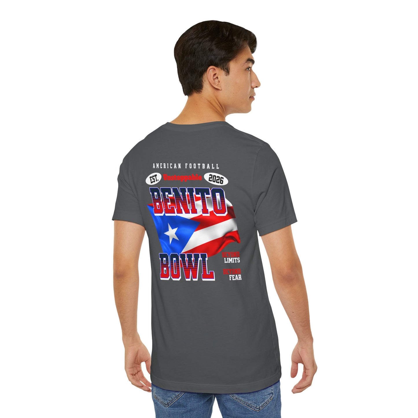 Unisex Football Tee: Benito Bowl Edition - Perfect for Game Day, Sports Events, Team Spirit, Gift Ideas, and Casual Wear
