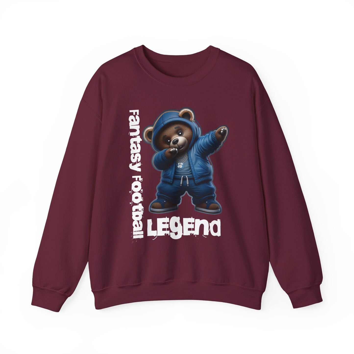 Fantasy Football Legend Sweatshirt, Cozy Sweatshirt for Sports Fans, Gift for Gamers, Unisex Crewneck, Perfect for Game Days, Halloween