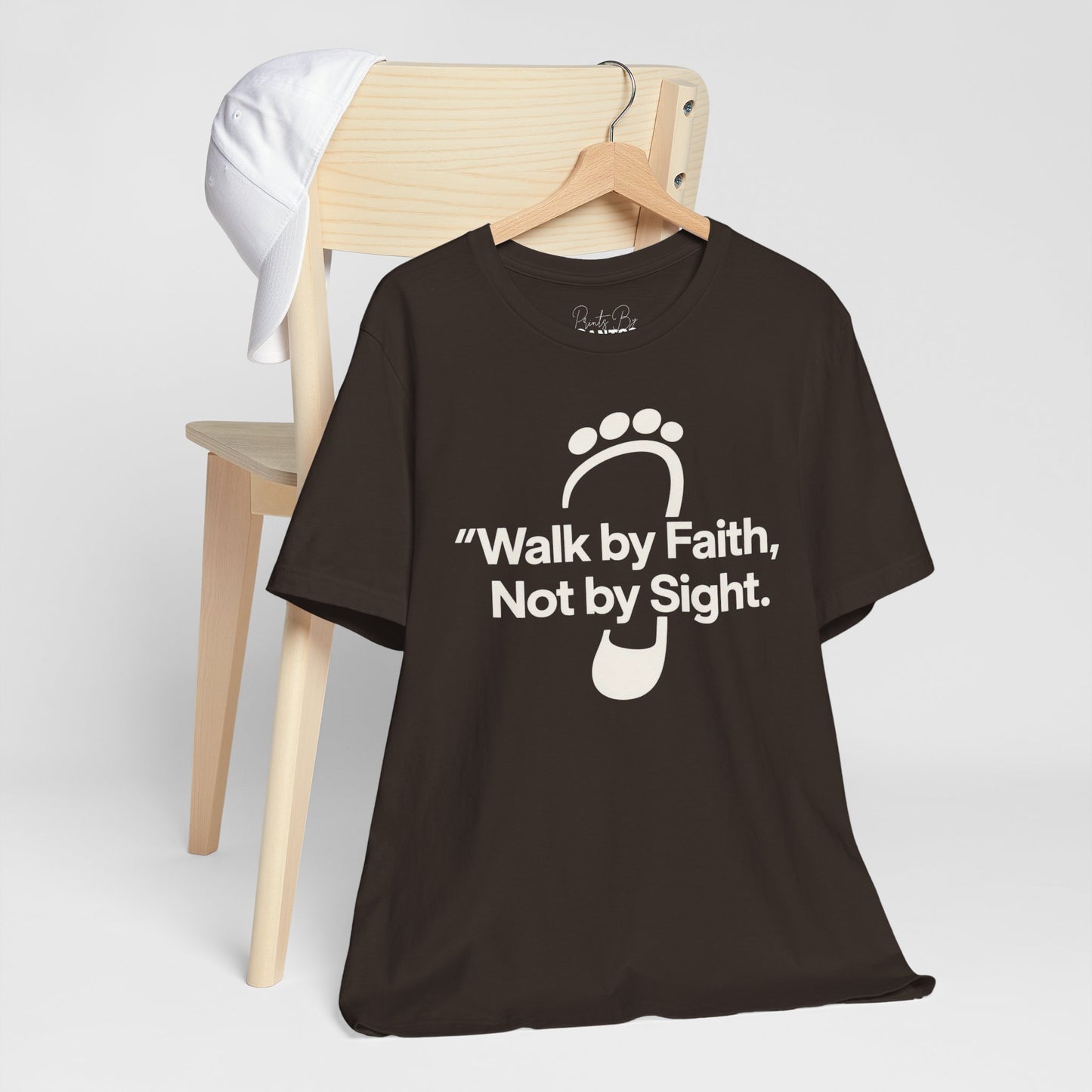 Inspirational Faith T-Shirt, Motivational Quote Tee, Christian Apparel, Walk by Faith Shirt, Everyday Wear, Gift for Believers
