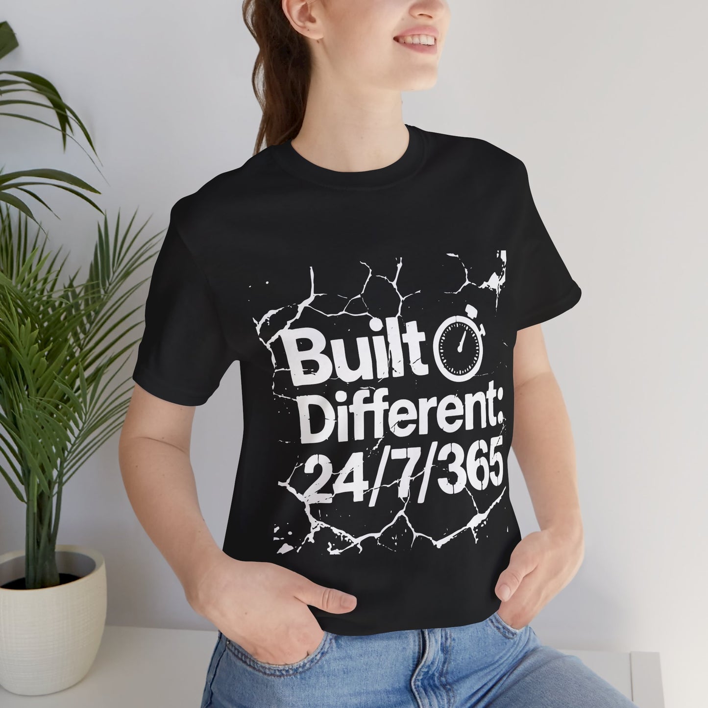 Built Different Graphic Tee | Unisex T-Shirt for Motivated Individuals | Perfect for Everyday Wear, Workout, Gifts, and Events