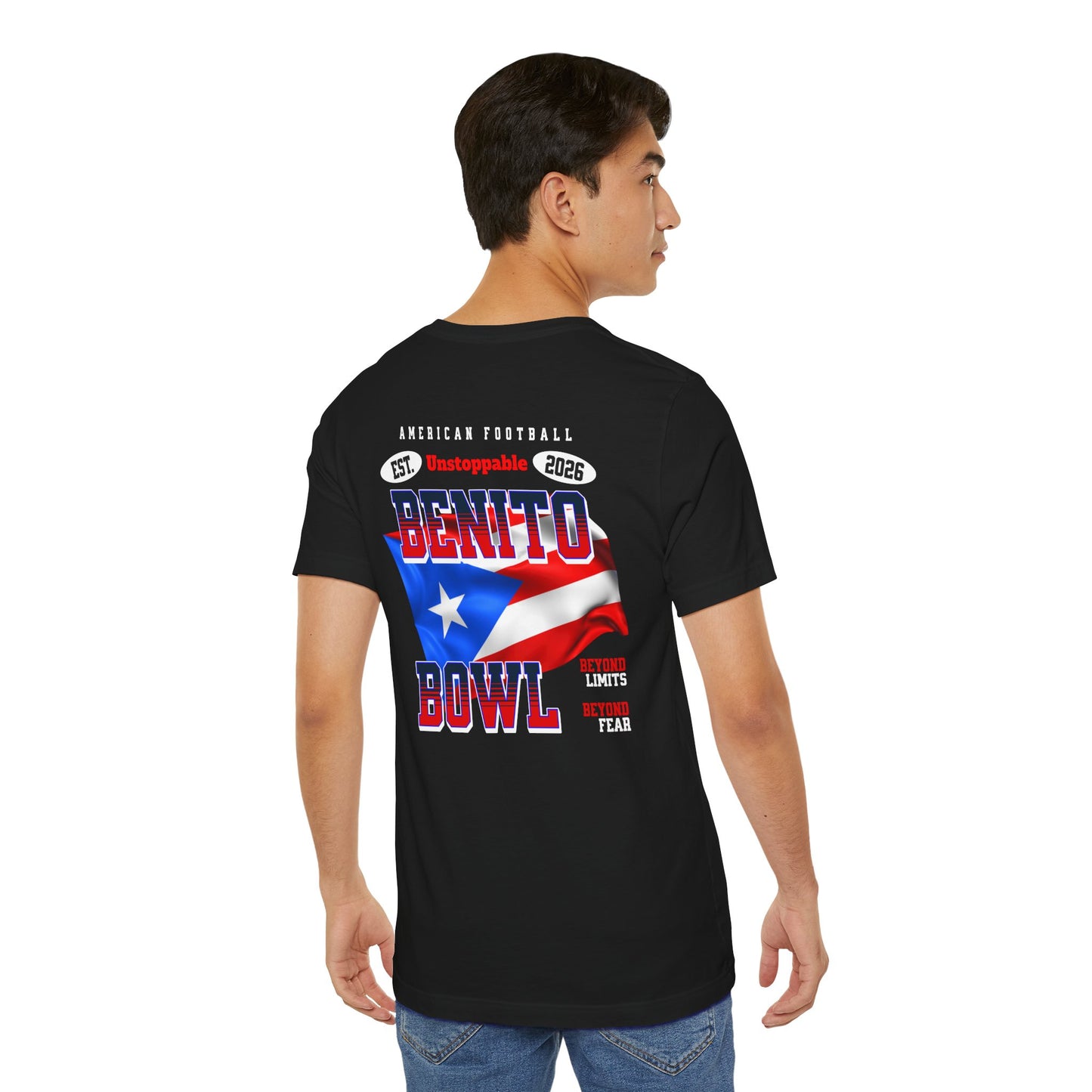 Unisex Football Tee: Benito Bowl Edition - Perfect for Game Day, Sports Events, Team Spirit, Gift Ideas, and Casual Wear