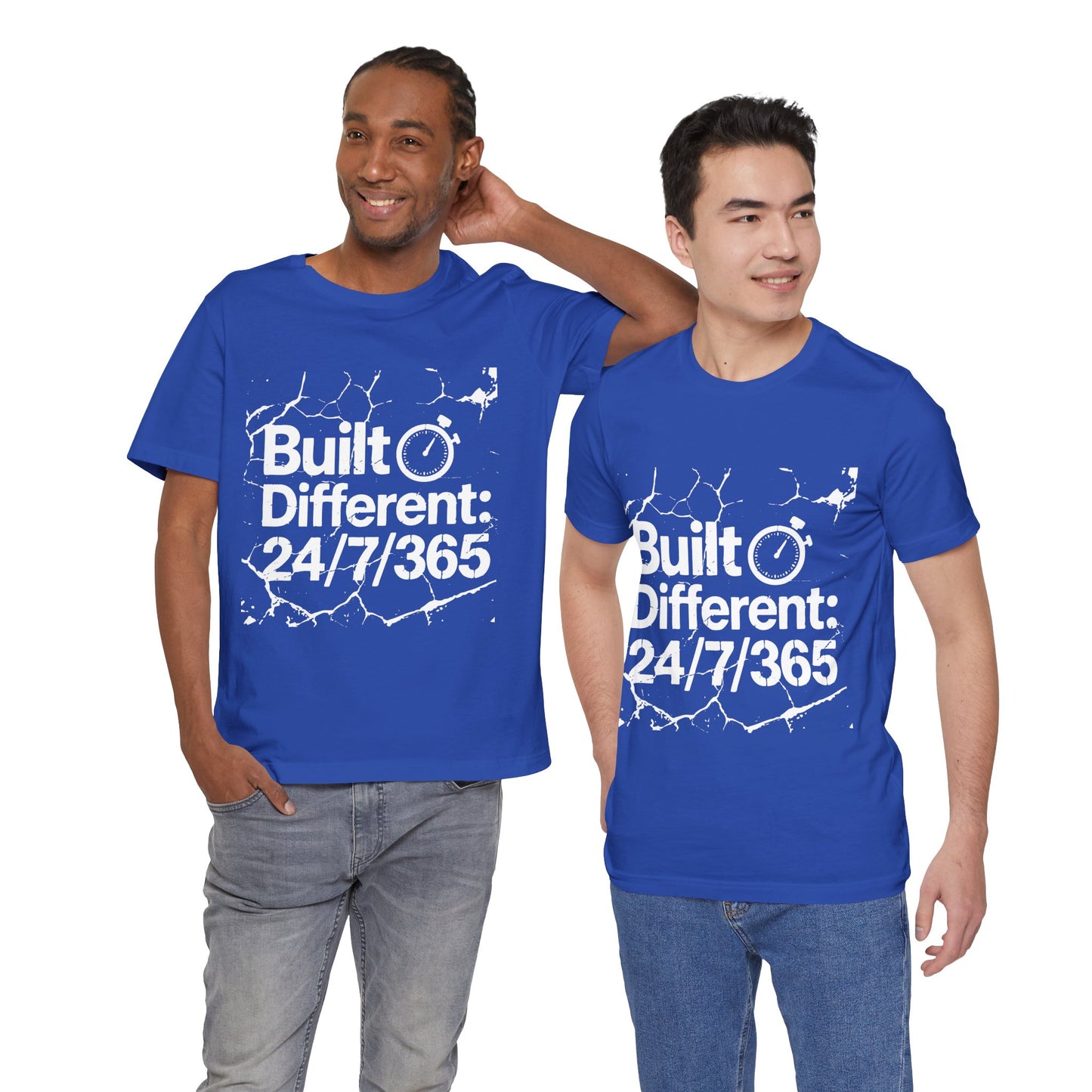 Built Different Graphic Tee | Unisex T-Shirt for Motivated Individuals | Perfect for Everyday Wear, Workout, Gifts, and Events