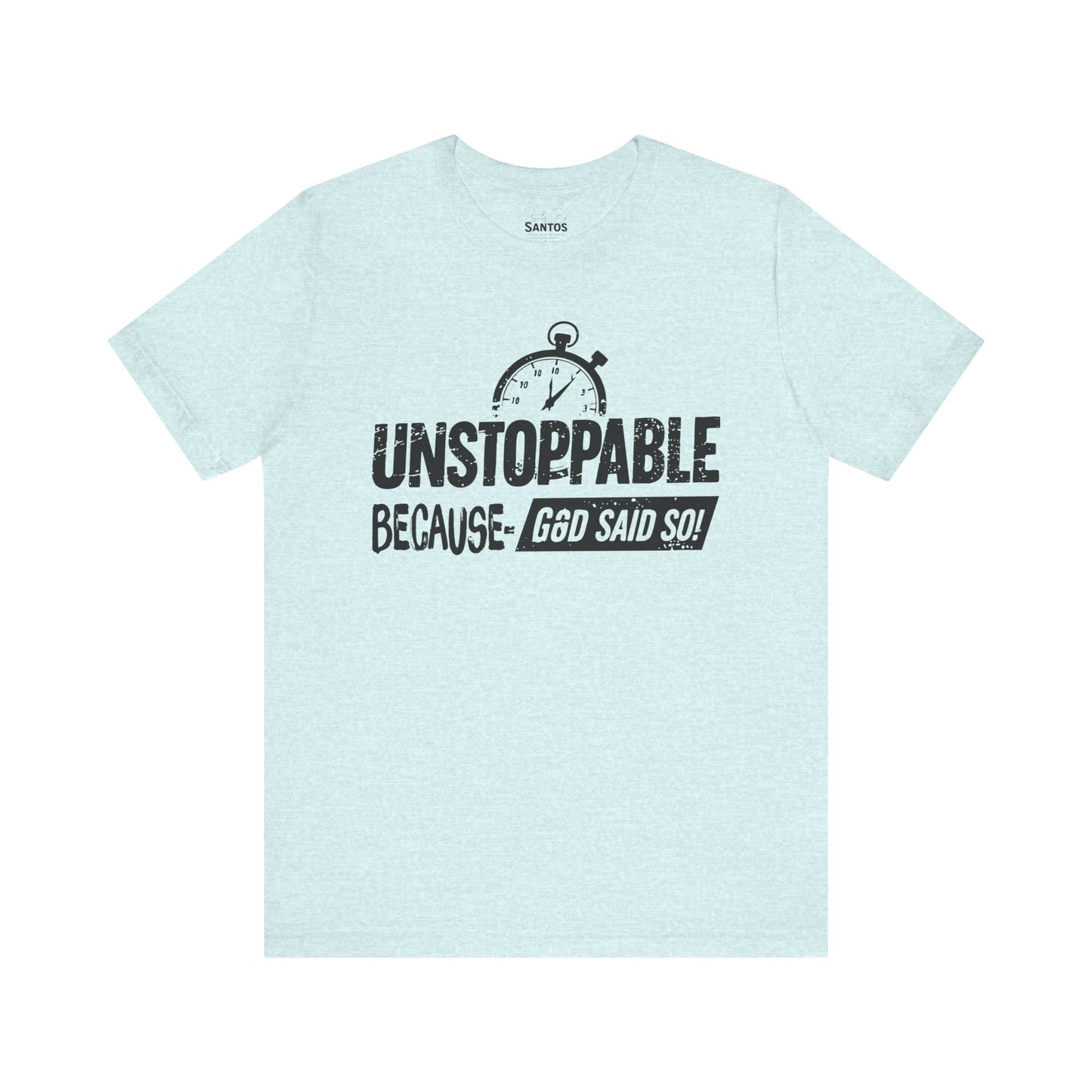 Unstoppable God's Promise Tee - Motivational Shirt, Inspirational Fashion, Faith Gift, Casual Wear, Everyday Tee