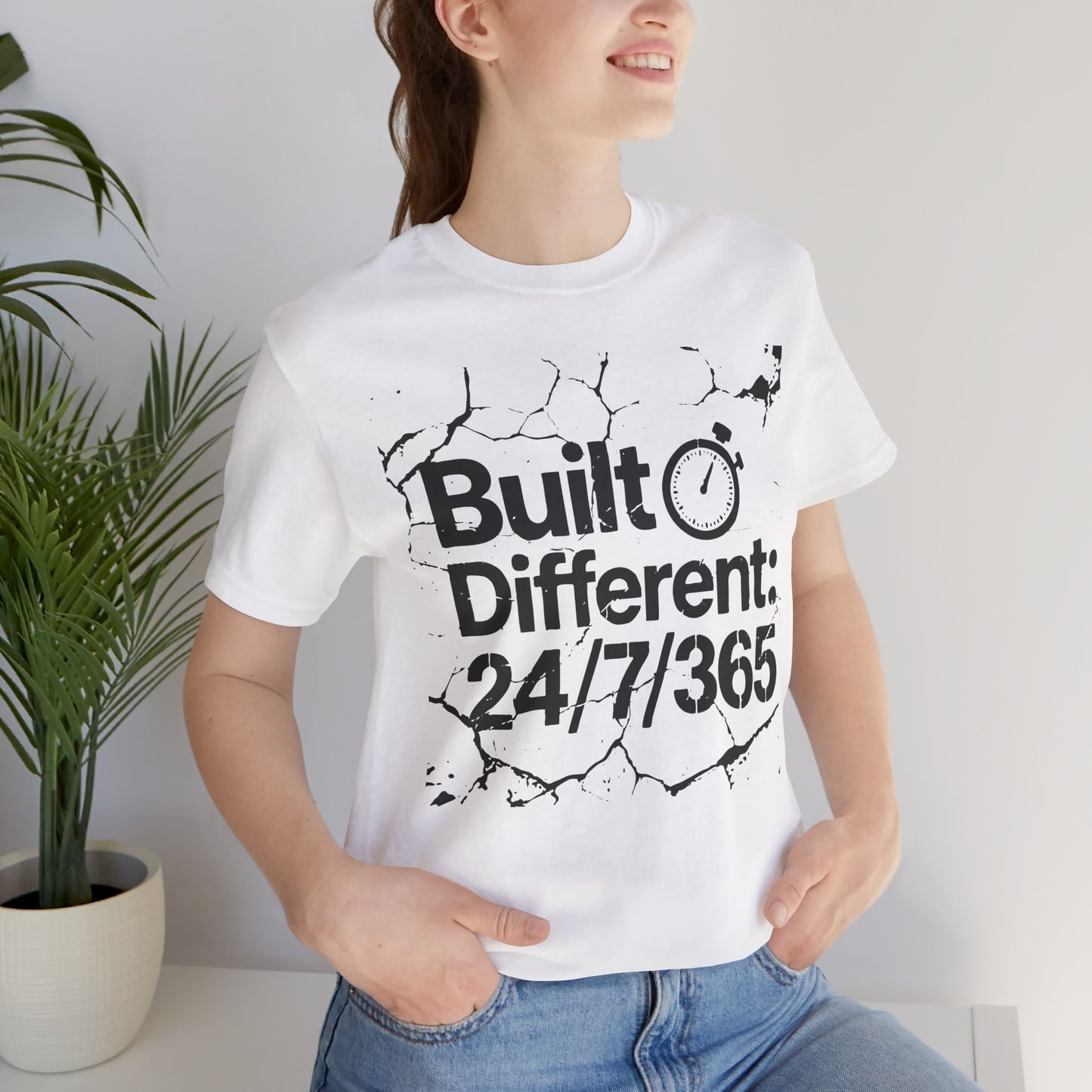 Built Different Unisex Tee, Motivational Shirt, Daily Wear, Fitness Gift, Inspirational Gift, Casual Style, Birthday Gift
