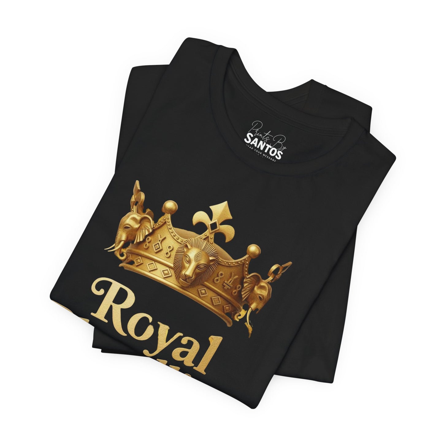 T-Shirt - Royal Bloodline Gold Crown African Tribal Tee