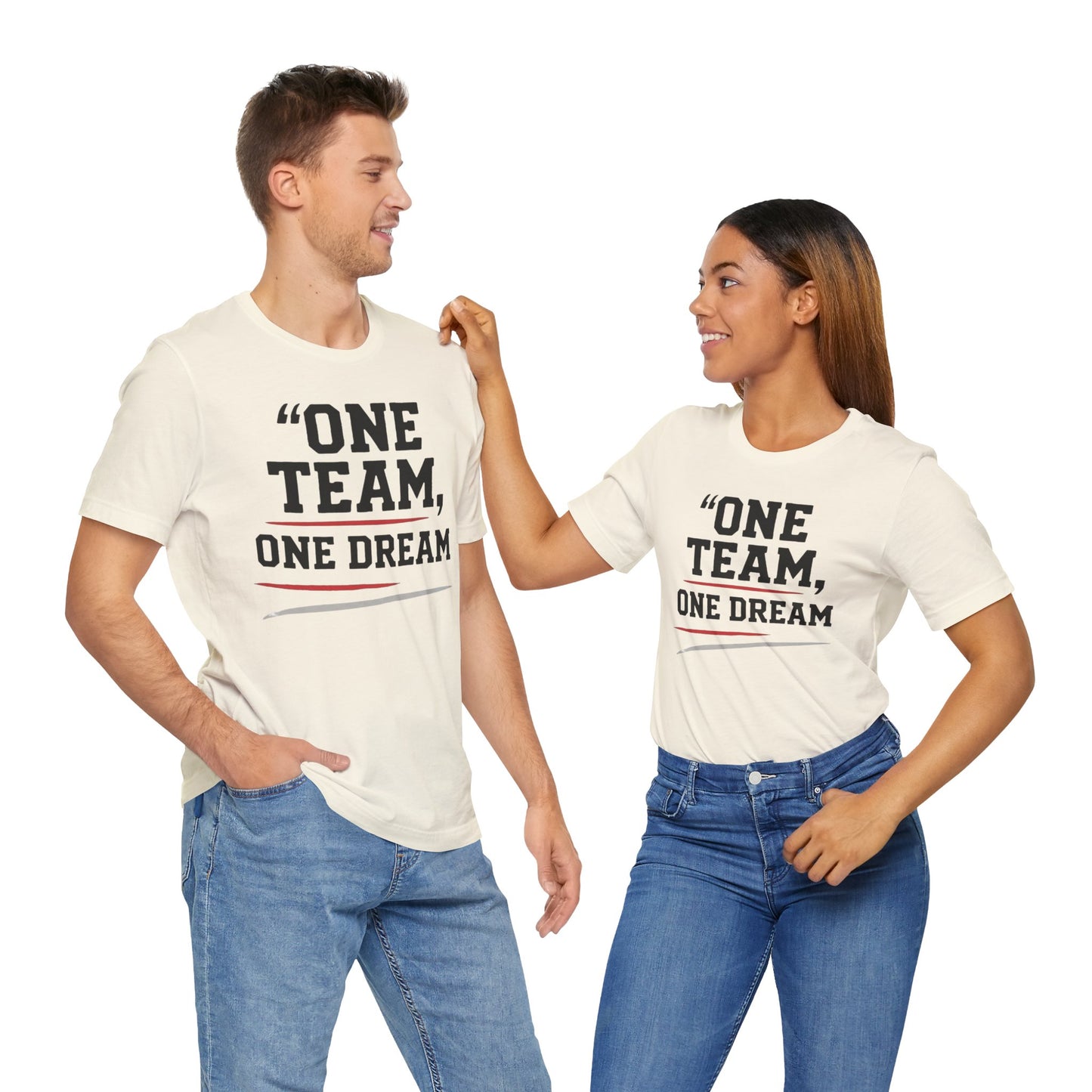 Team Spirit Unisex Tee - Motivational Tee, Gift for Sports Lovers, Casual Wear, Team Building, Inspirational Shirt