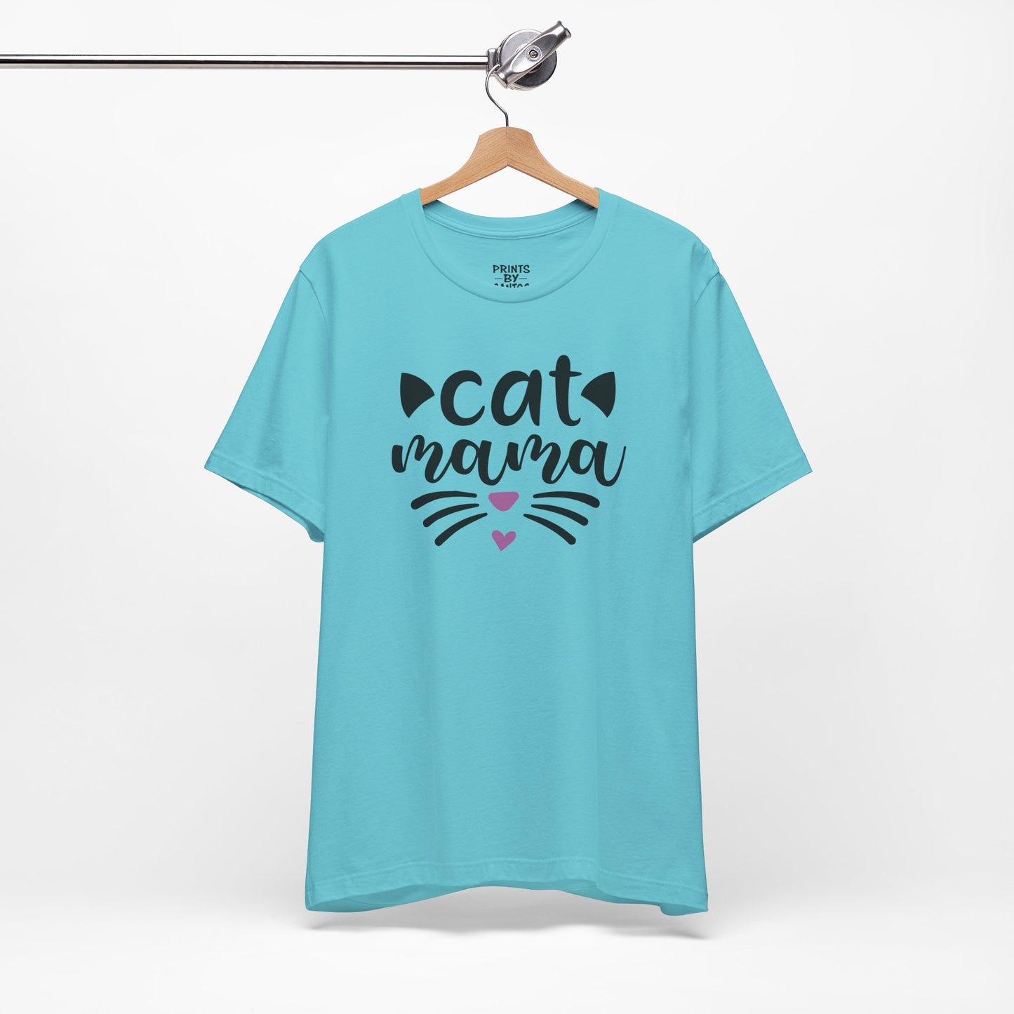Cat Mama Unisex Jersey Tee | Cute Cat Lover Shirt, Pet Mom Gift, Animal Lover Apparel, Casual Outfit, Birthday Gift