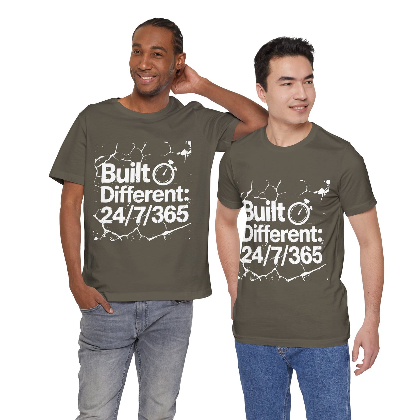 Built Different Graphic Tee | Unisex T-Shirt for Motivated Individuals | Perfect for Everyday Wear, Workout, Gifts, and Events