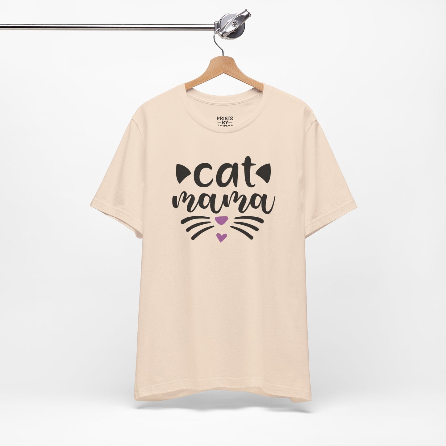 Cat Mama Unisex Jersey Tee | Cute Cat Lover Shirt, Pet Mom Gift, Animal Lover Apparel, Casual Outfit, Birthday Gift