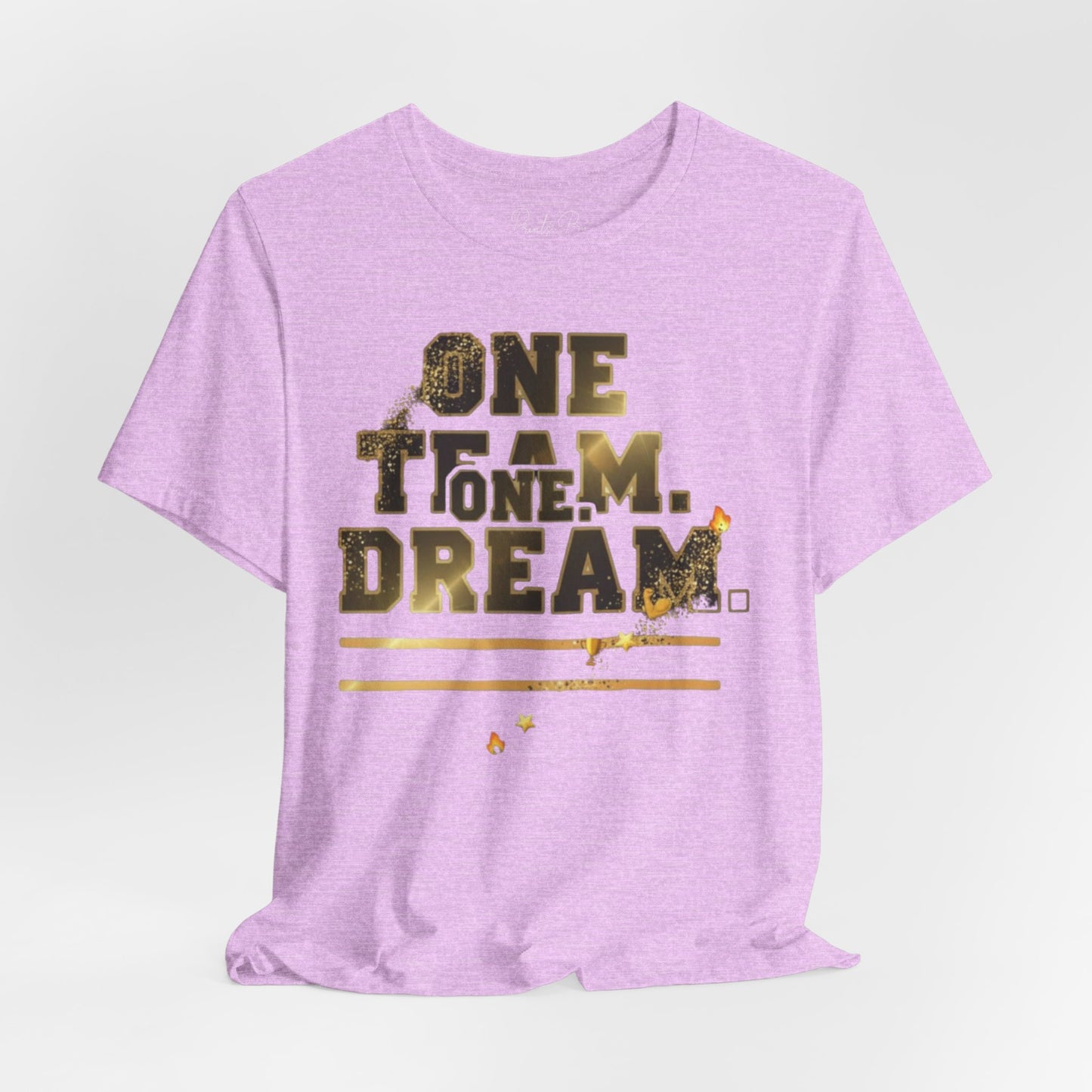 One Team, One Dream Tee - Perfect for Team Spirit, Motivational Wear, Casual Outings, Sport Events, Gifts