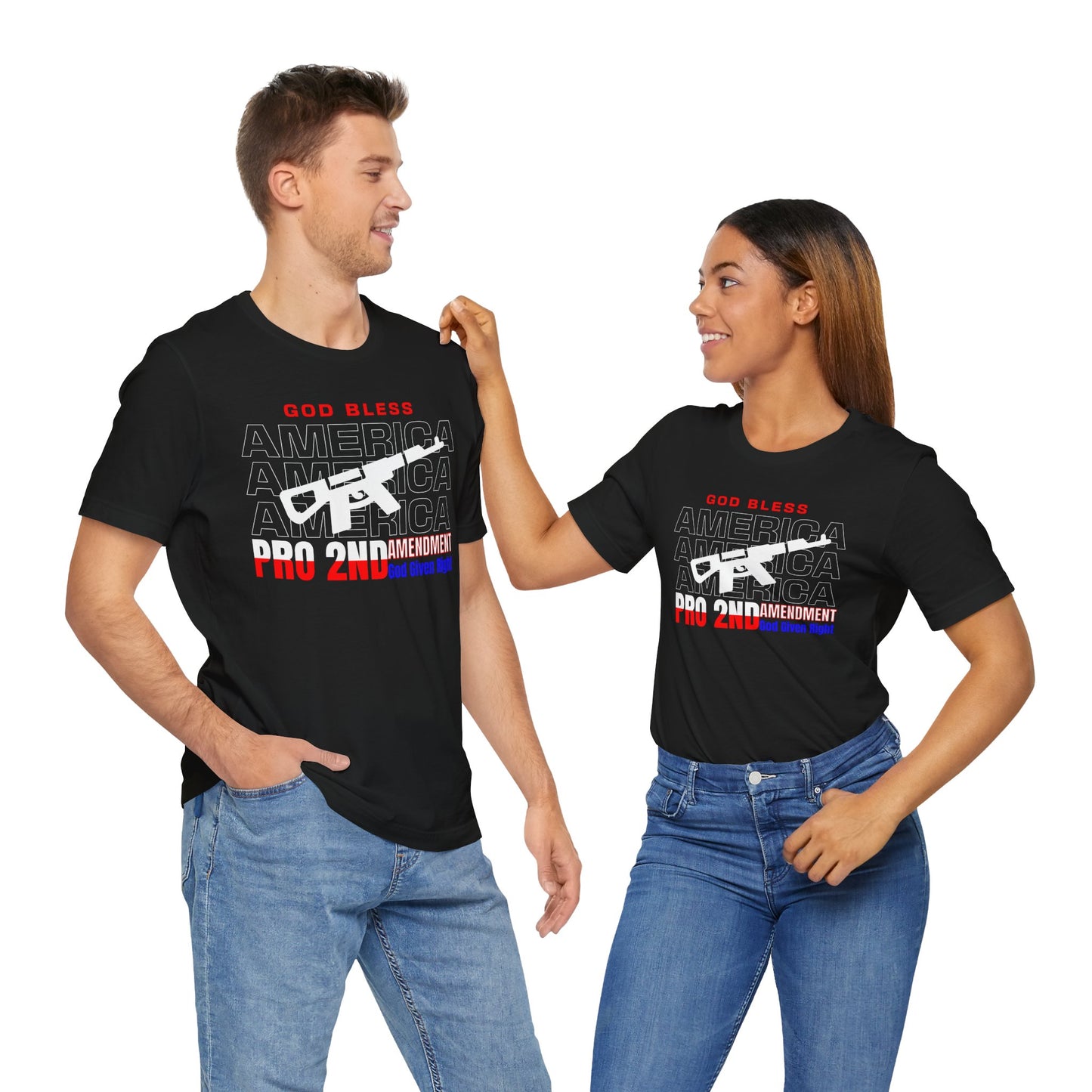 Pro 2nd Amendment Unisex Tee, Patriotic T-Shirt, American Pride Shirt, Gun Rights Apparel, Independence Day Gift, Freedom Tee
