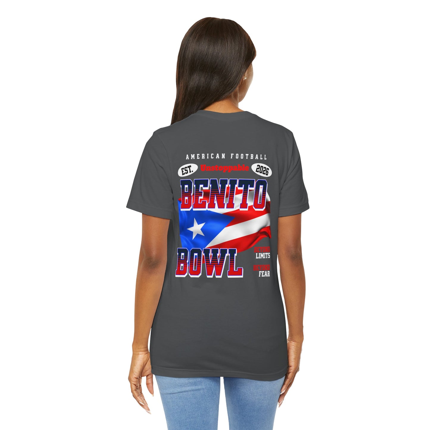 Unisex Football Tee: Benito Bowl Edition - Perfect for Game Day, Sports Events, Team Spirit, Gift Ideas, and Casual Wear