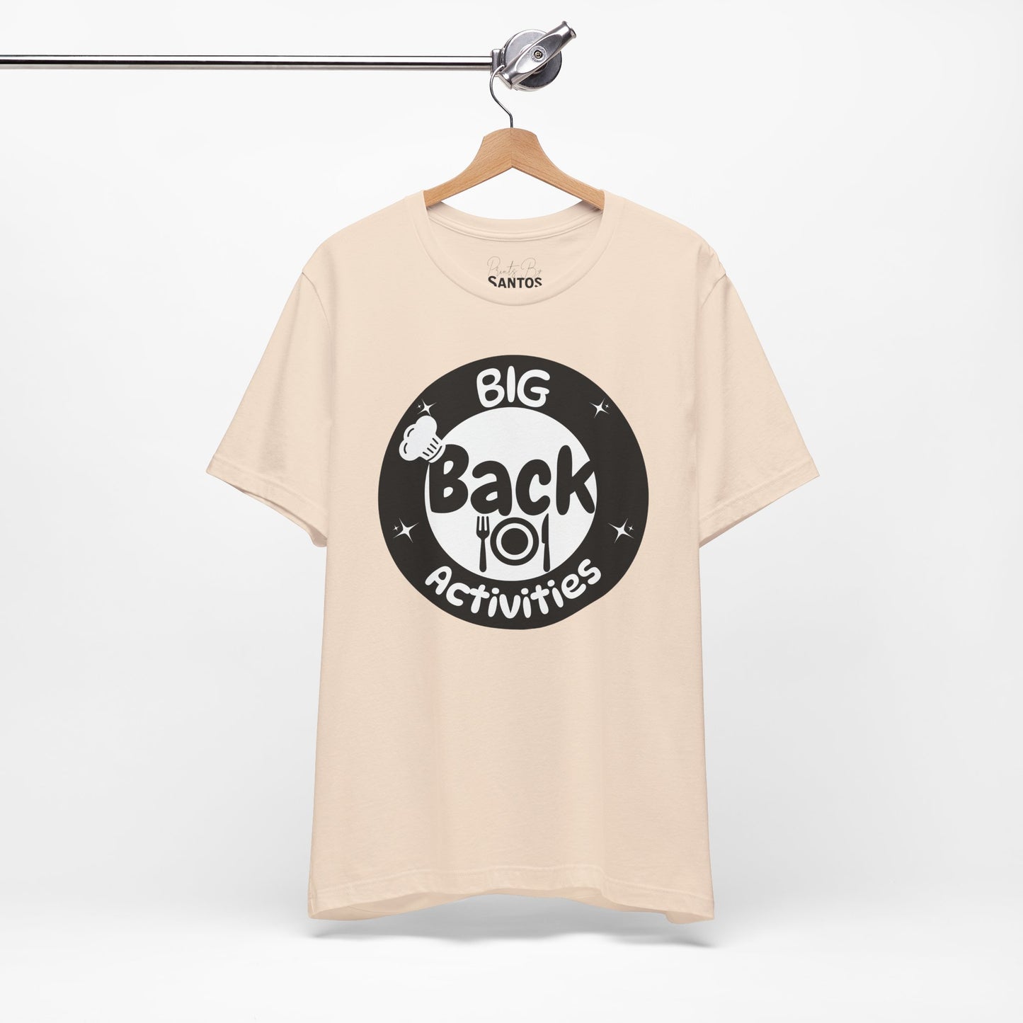 Big Back Activities Tee, Fun Casual Shirt, Family Game Night T-Shirt, Perfect for Gatherings, Unisex Jersey Tee