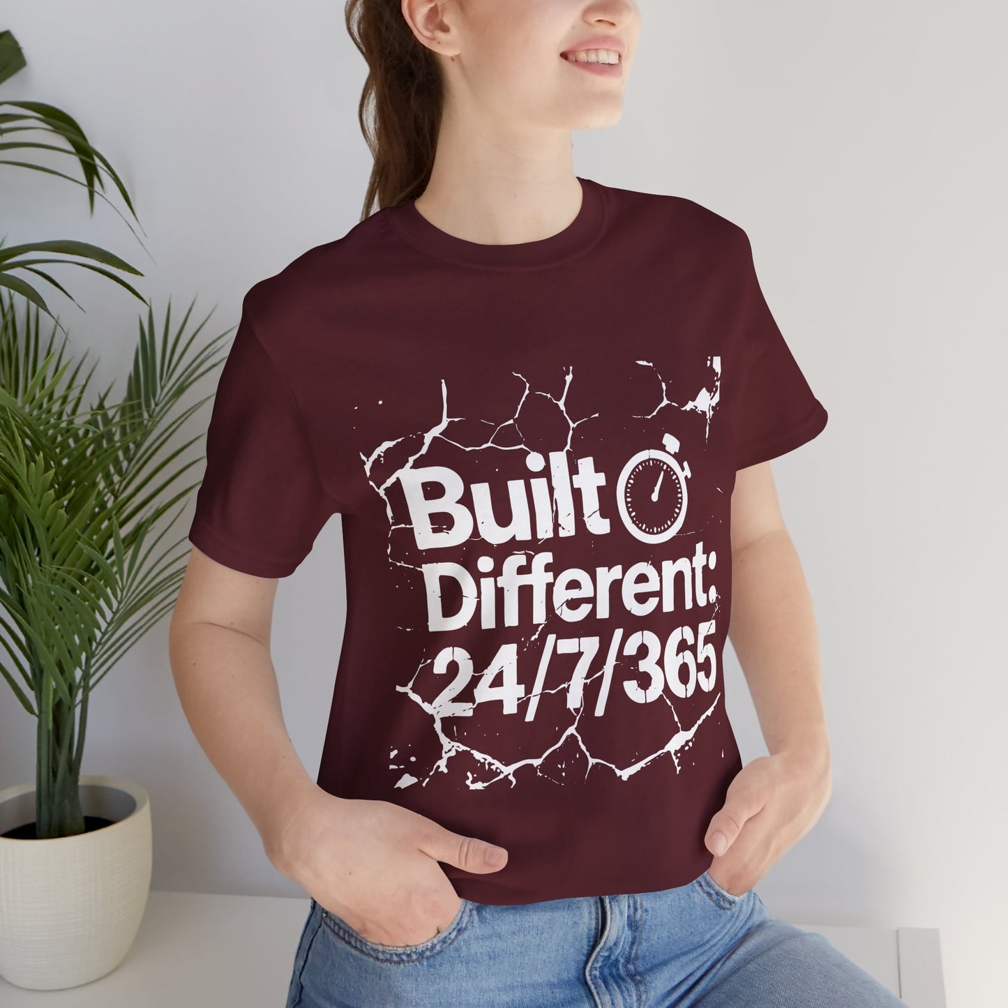 Built Different Graphic Tee | Unisex T-Shirt for Motivated Individuals | Perfect for Everyday Wear, Workout, Gifts, and Events