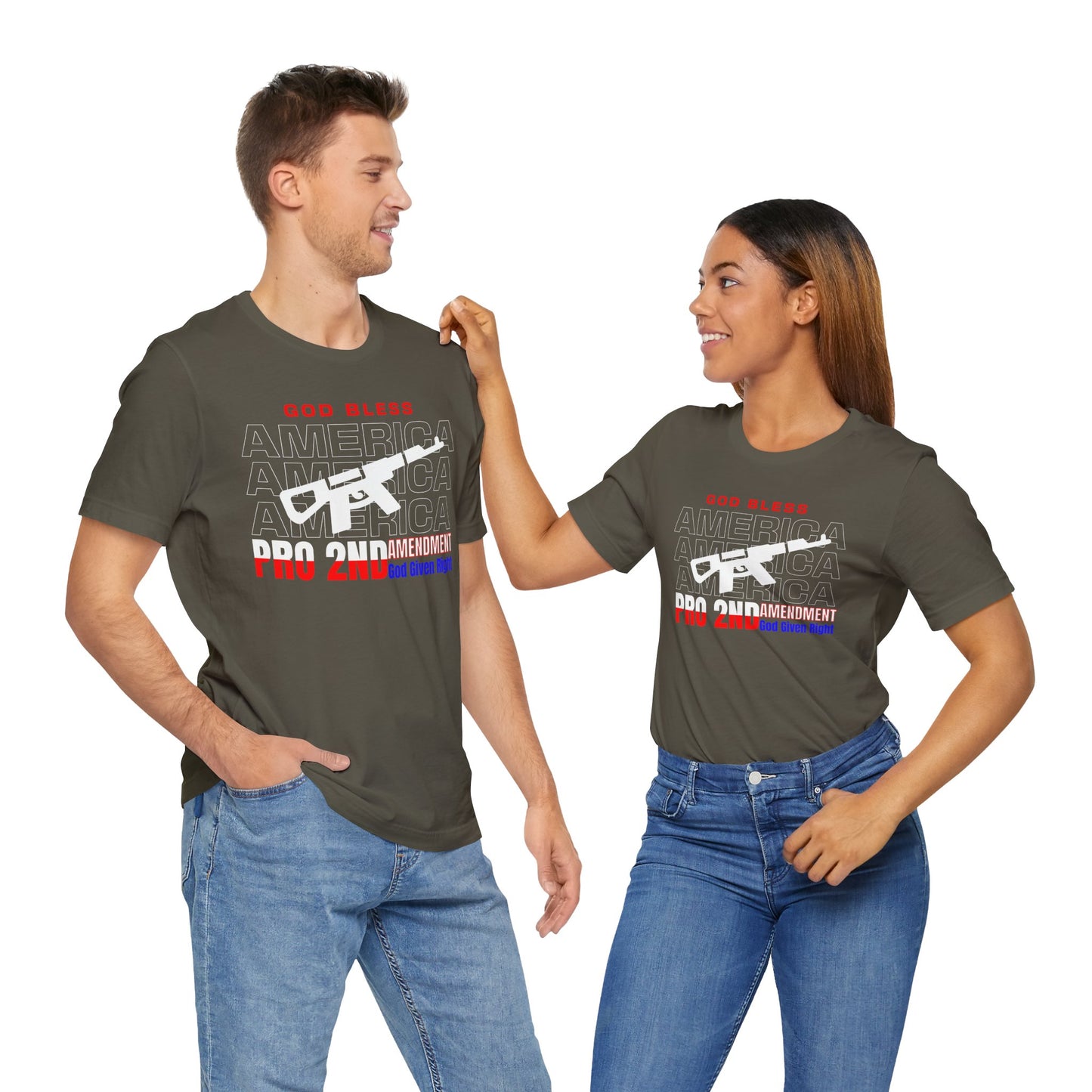 Pro 2nd Amendment Unisex Tee, Patriotic T-Shirt, American Pride Shirt, Gun Rights Apparel, Independence Day Gift, Freedom Tee