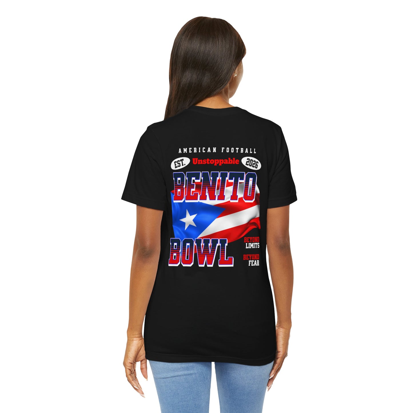 Unisex Football Tee: Benito Bowl Edition - Perfect for Game Day, Sports Events, Team Spirit, Gift Ideas, and Casual Wear