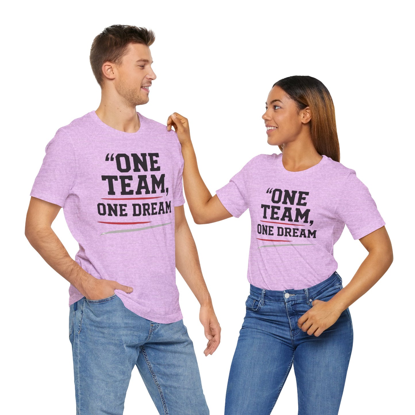 Team Spirit Unisex Tee - Motivational Tee, Gift for Sports Lovers, Casual Wear, Team Building, Inspirational Shirt