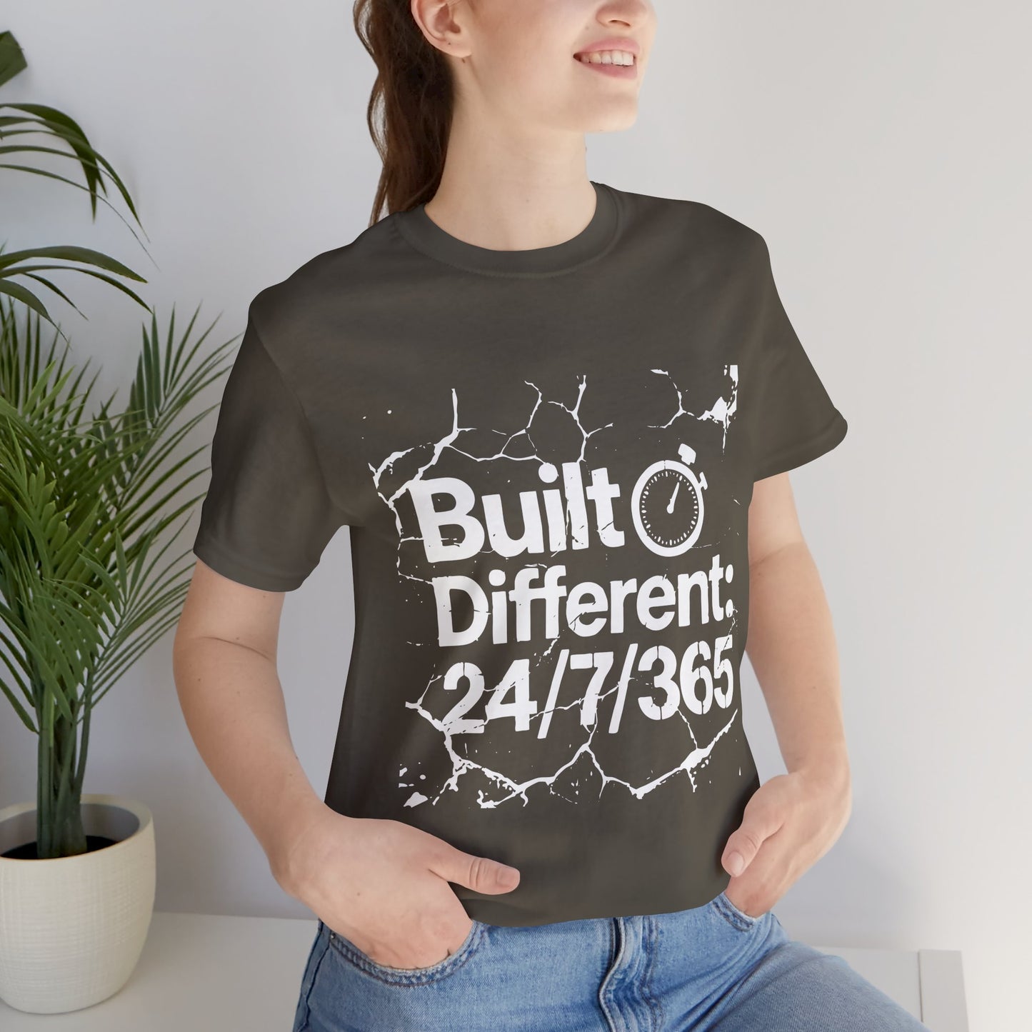 Built Different Graphic Tee | Unisex T-Shirt for Motivated Individuals | Perfect for Everyday Wear, Workout, Gifts, and Events