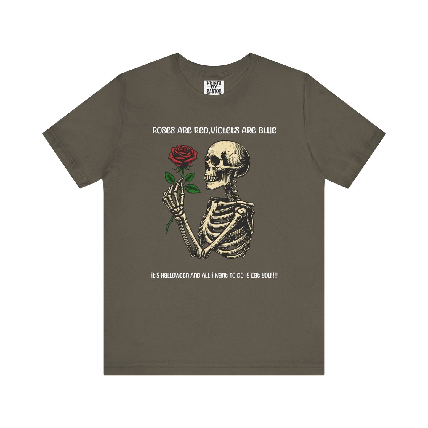 Halloween Skeleton Tee, Unisex Shirt, Spooky Gift, Funny Halloween T-Shirt, Skull Design, Gothic Style, Halloween Party Clothing