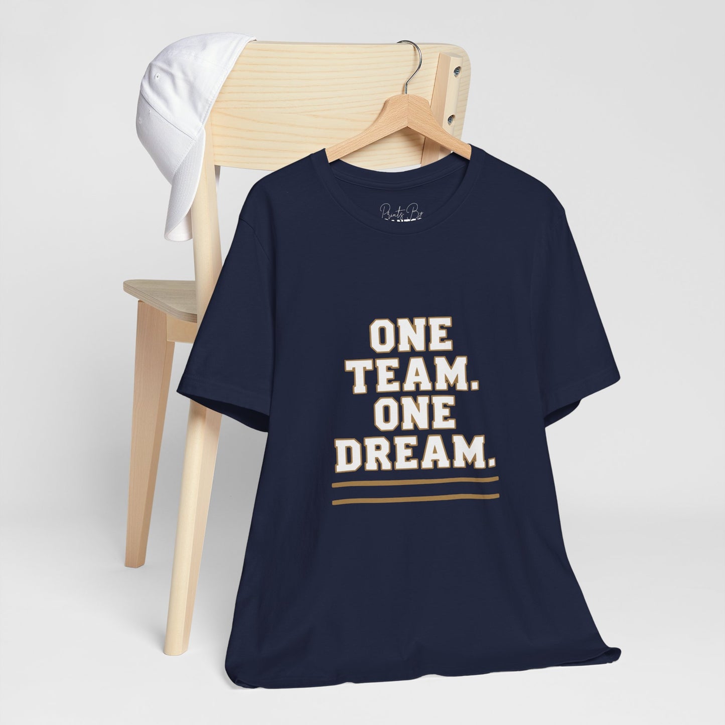 Team Spirit Unisex Tee - One Team. One Dream. Perfect for Sports Fans, Casual Outings, Team Events, Birthdays, and Celebrations!
