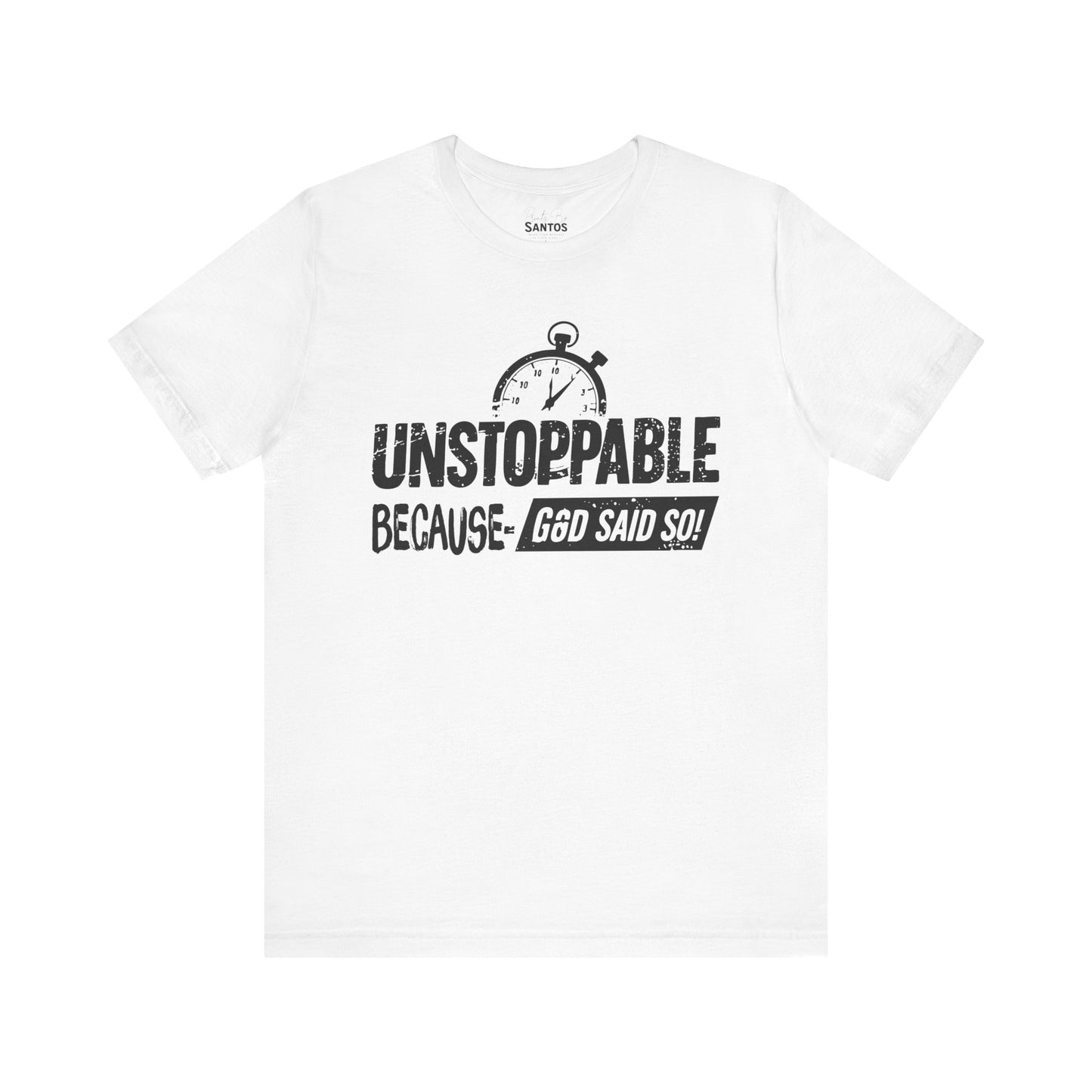 Unstoppable God's Promise Tee - Motivational Shirt, Inspirational Fashion, Faith Gift, Casual Wear, Everyday Tee