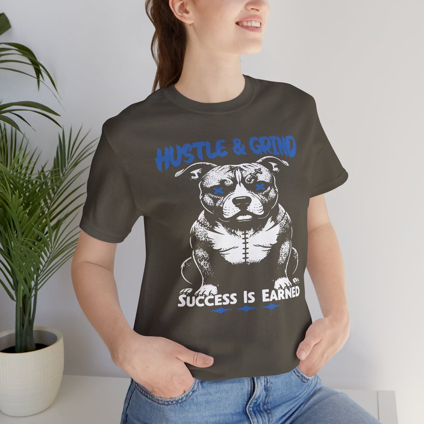 Hustle and Grind Pitbull T-Shirt