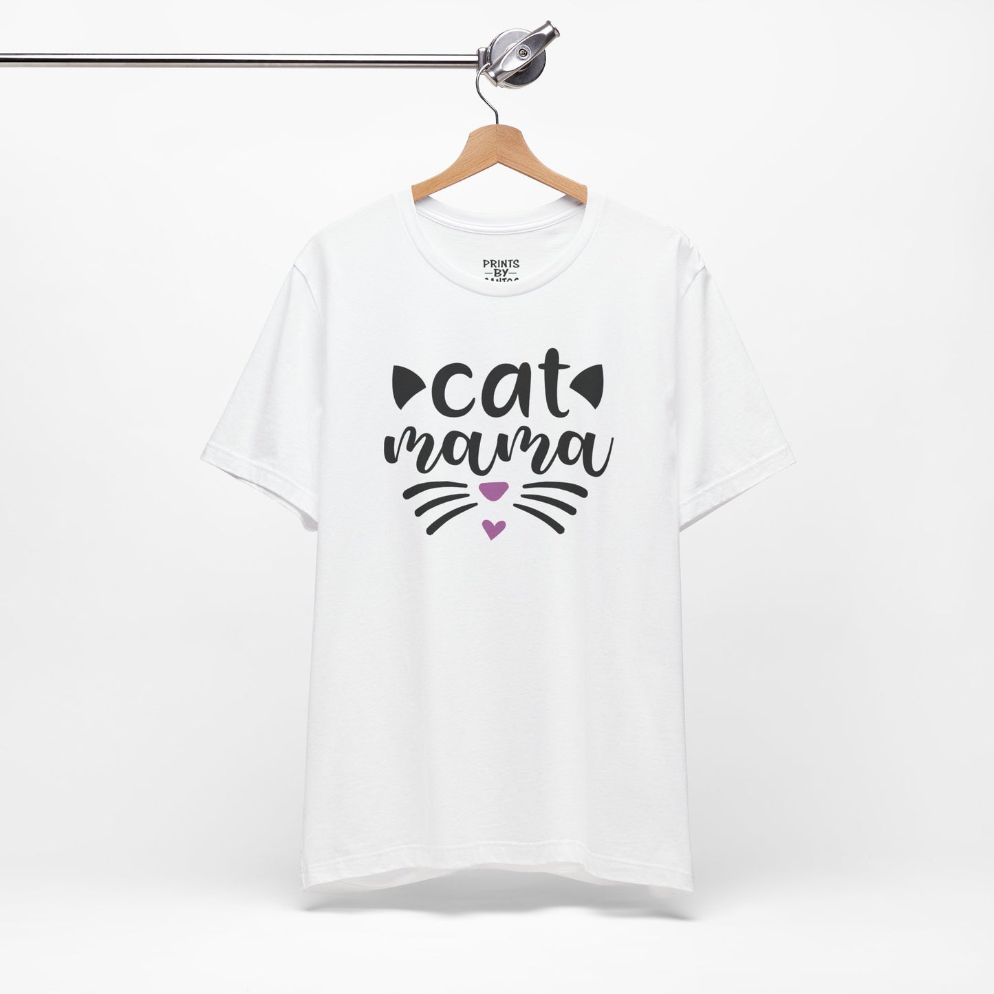 Cat Mama Unisex Jersey Tee | Cute Cat Lover Shirt, Pet Mom Gift, Animal Lover Apparel, Casual Outfit, Birthday Gift