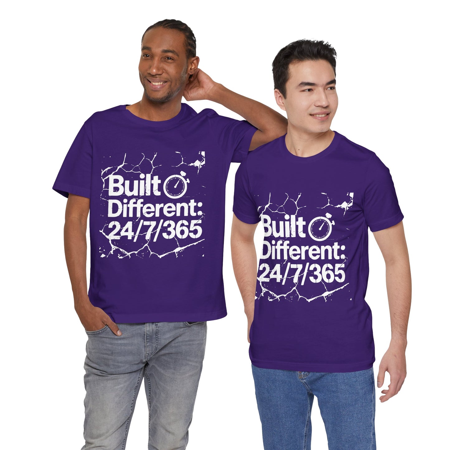 Built Different Graphic Tee | Unisex T-Shirt for Motivated Individuals | Perfect for Everyday Wear, Workout, Gifts, and Events