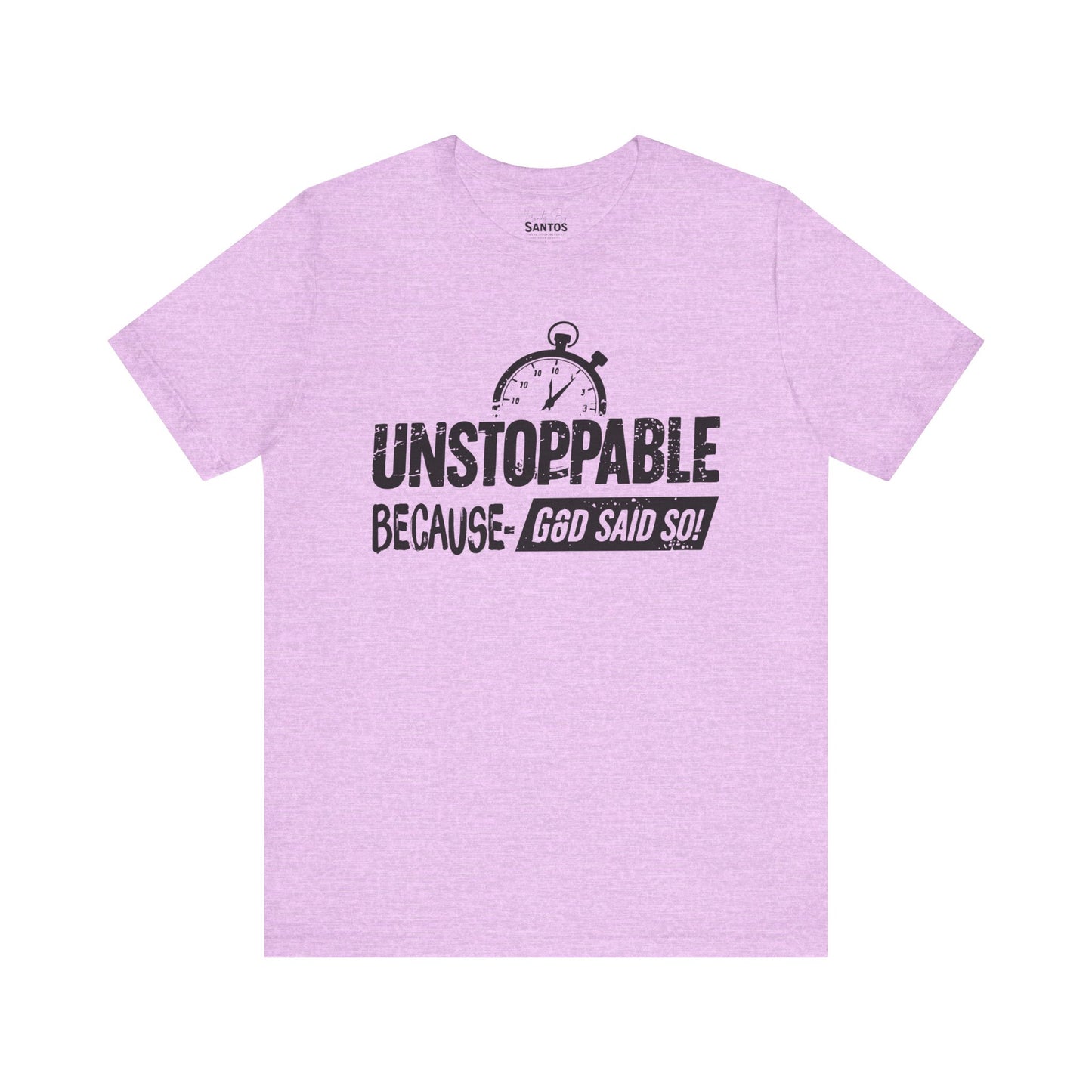 Unstoppable God's Promise Tee - Motivational Shirt, Inspirational Fashion, Faith Gift, Casual Wear, Everyday Tee