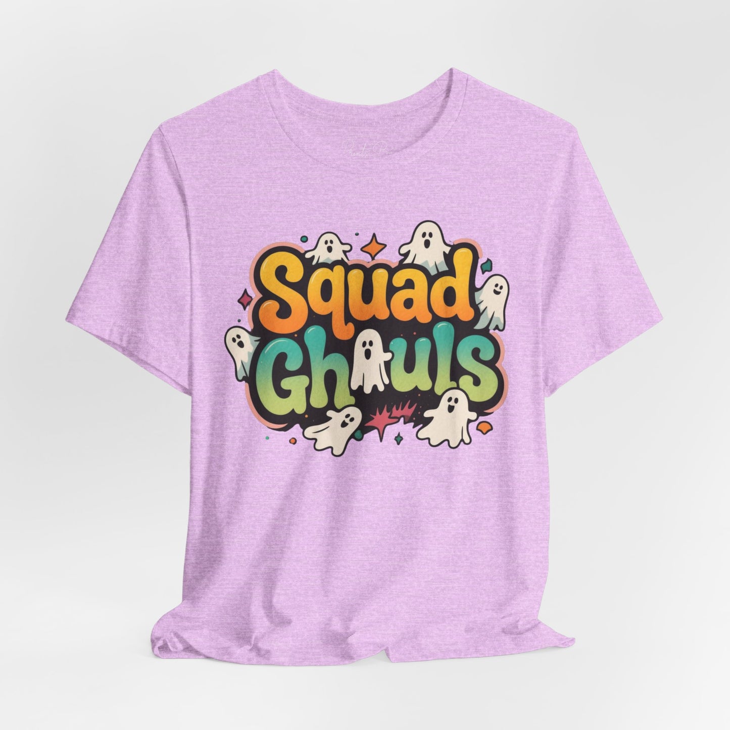 Unisex Ghost Squad Tee, Halloween Shirt, Cute Graphic Tee, Casual Wear, Party Outfits, Fun Gift Idea