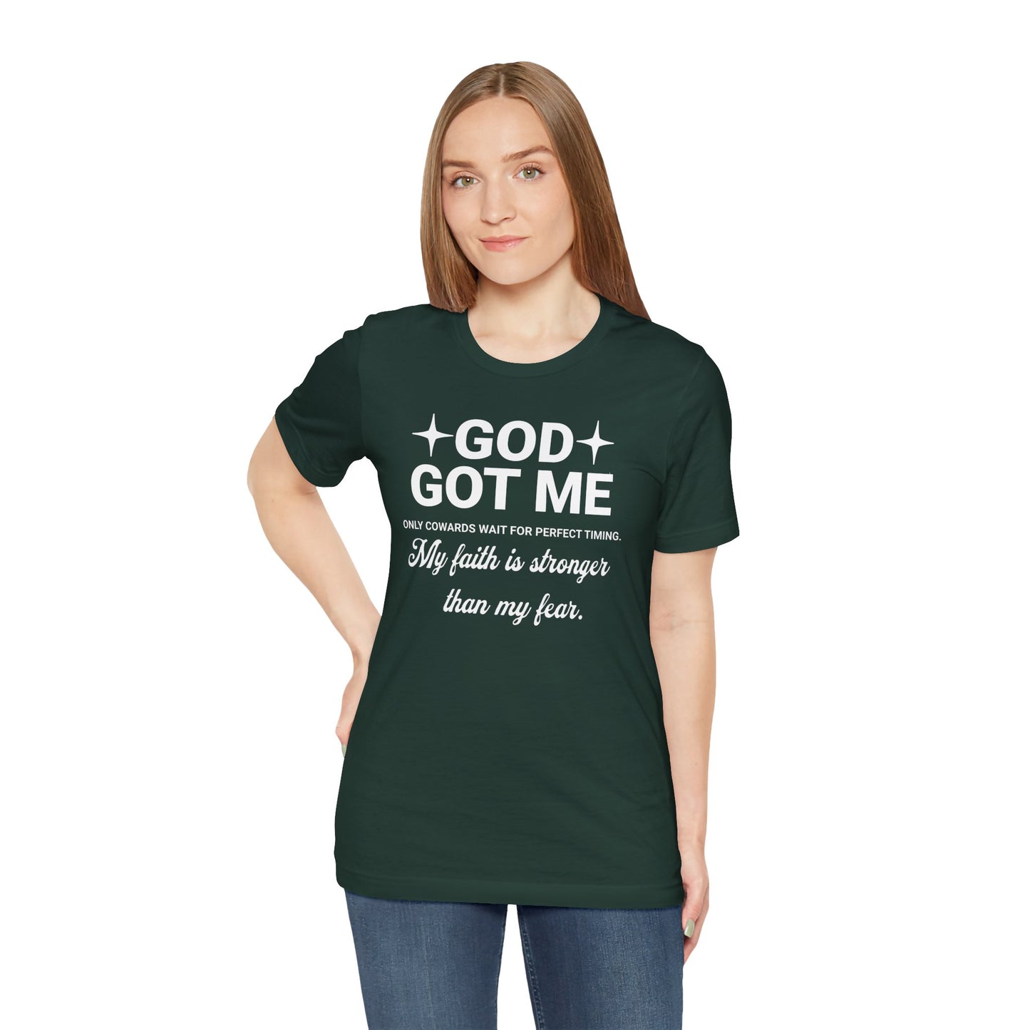 God Got Me Inspiring Faith Tee, Unisex Motivational Shirt, Christian Gift, Everyday Wear, Faith-Based Apparel