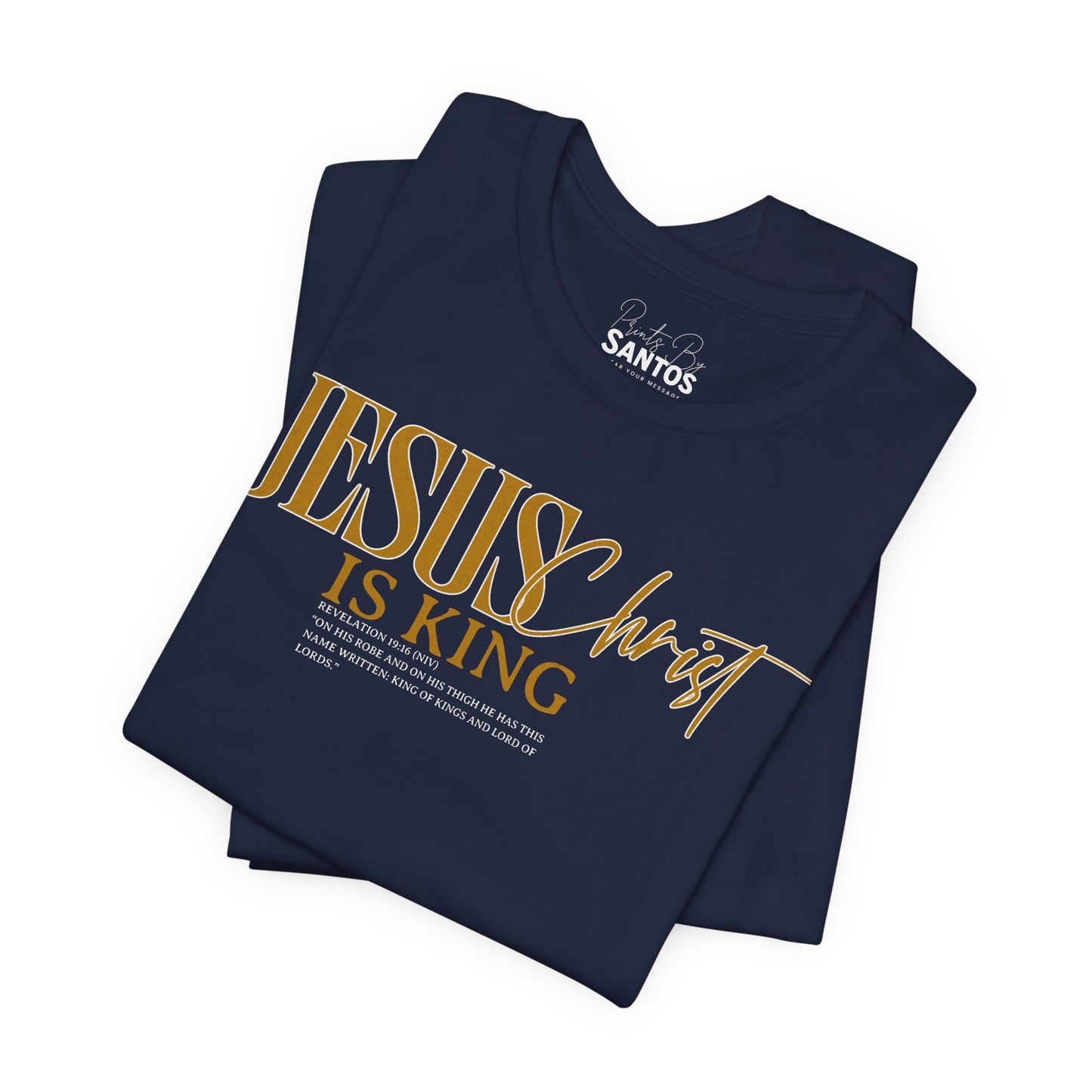 Jesus Christ is King Unisex Tee | Faith-Based T-Shirt for Inspirational Wear, Gift for Christians, Church Events, Casual Outfits, [...]