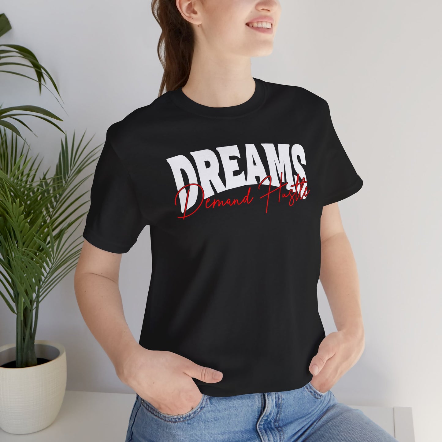 Dreams Matter Short Sleeve Tee, Motivational T-Shirt, Inspirational Fashion, Unisex Graphic Tee, Gift for Dreamers, Casual Everyday Wear