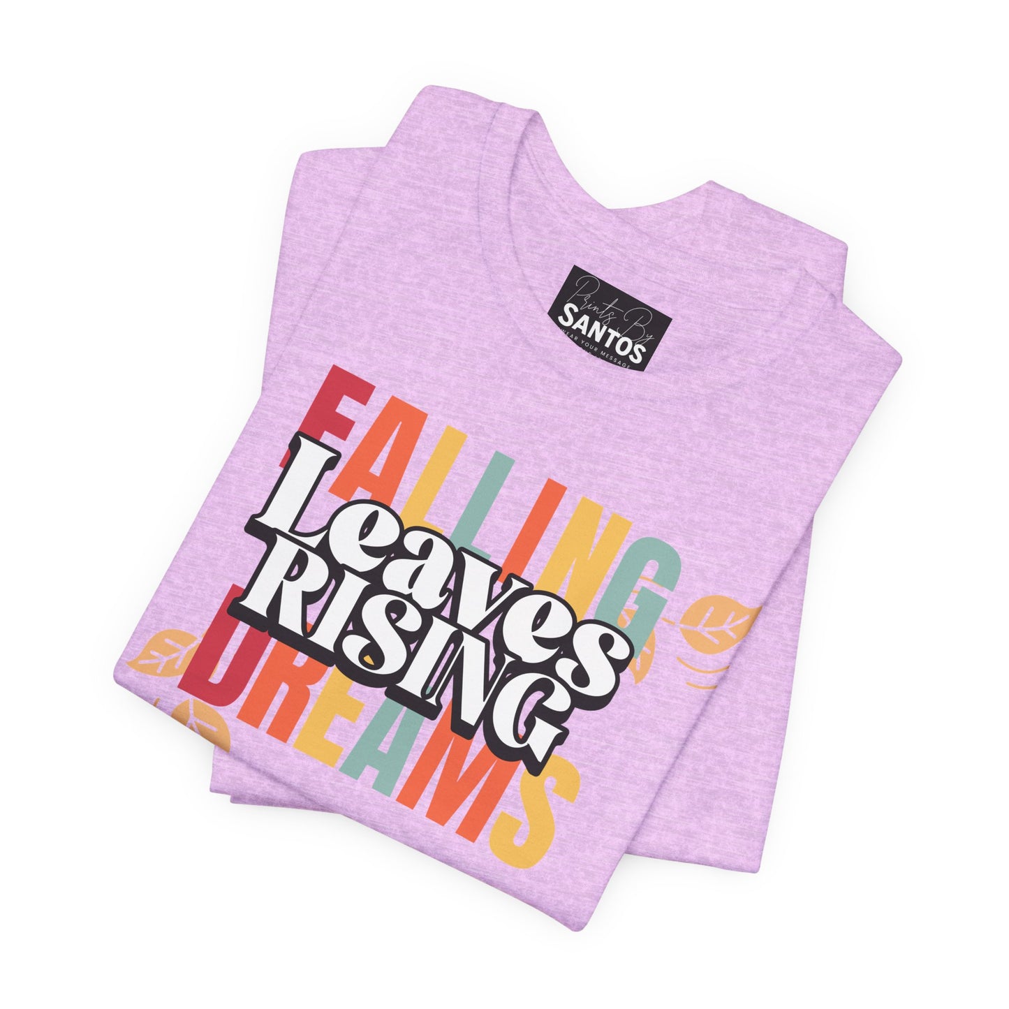 Fall Inspiration Tee, Autumn T-Shirt, Cozy Unisex Shirt, Seasonal Gift, Dreamers & Nature Lovers, Falling Leaves Design