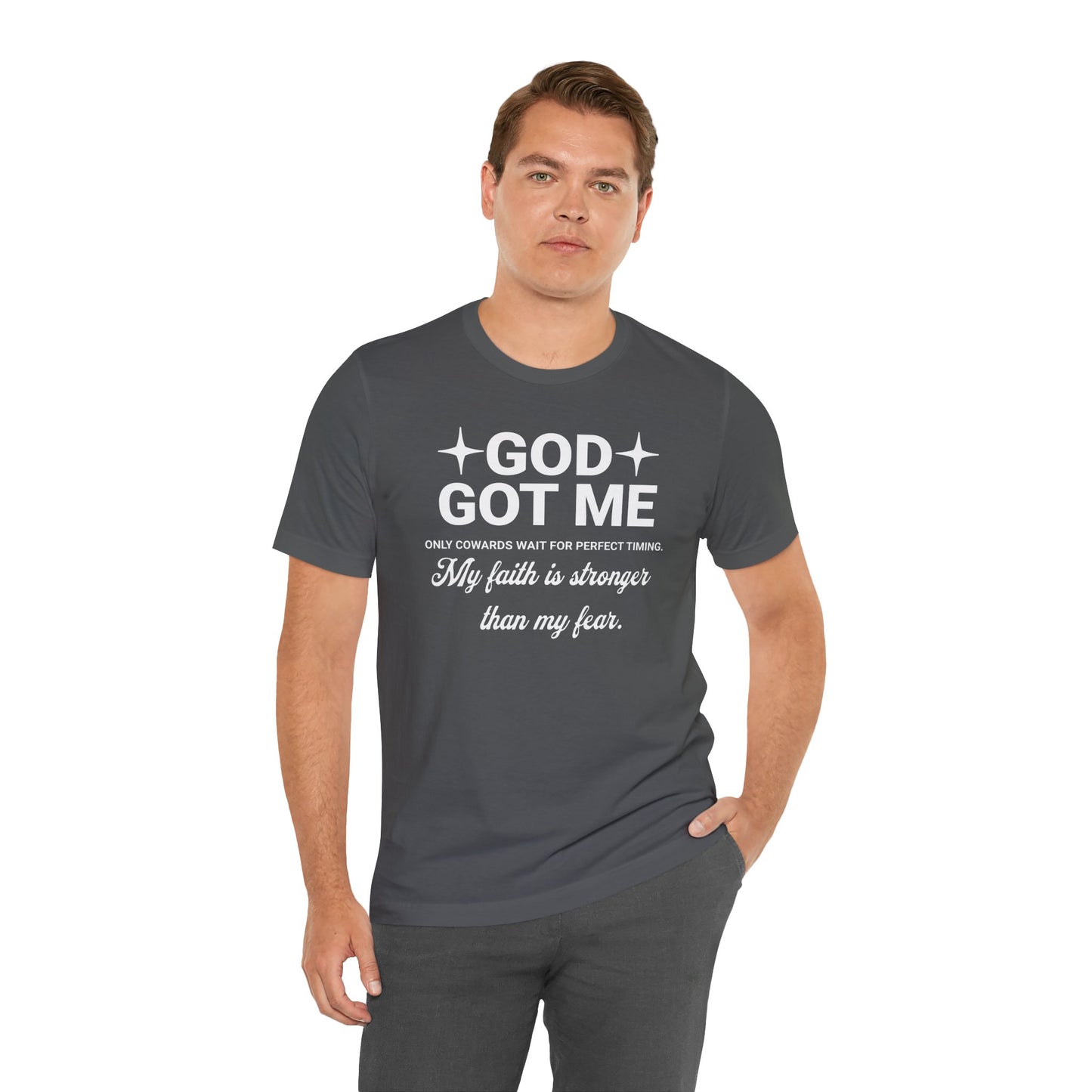 God Got Me Inspiring Faith Tee, Unisex Motivational Shirt, Christian Gift, Everyday Wear, Faith-Based Apparel