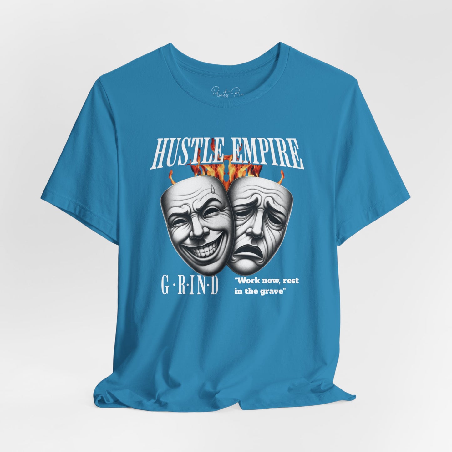 Hustle Empire Graphic Tee, Motivational T-Shirt, Unisex Short Sleeve Shirt, Streetwear Apparel, Gift for Entrepreneurs