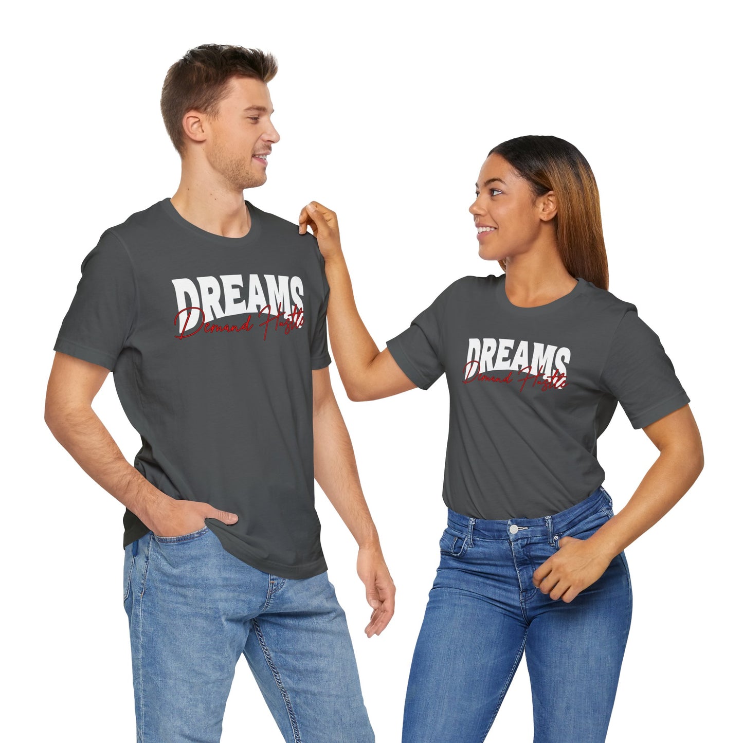 Dreams Matter Short Sleeve Tee, Motivational T-Shirt, Inspirational Fashion, Unisex Graphic Tee, Gift for Dreamers, Casual Everyday Wear
