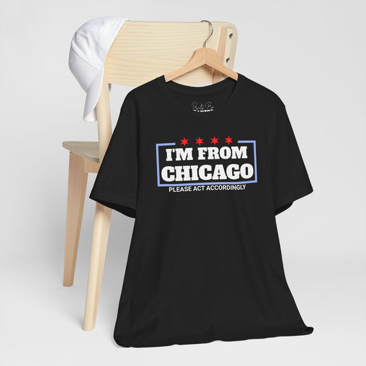 Chicago Pride Unisex T-Shirt, Casual Wear, Gift for Chicago Lovers, Statement Tee for Events, Comfortable Everyday Fashion