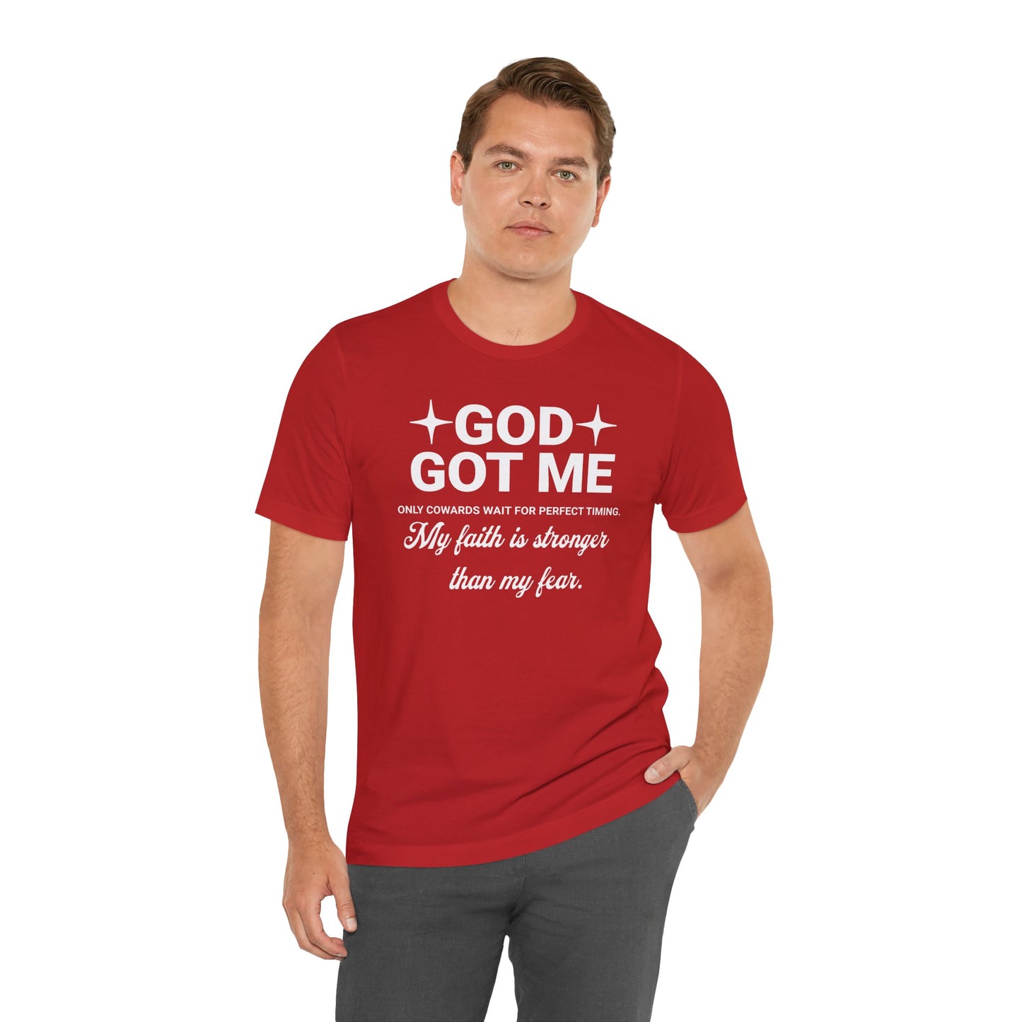 God Got Me Inspiring Faith Tee, Unisex Motivational Shirt, Christian Gift, Everyday Wear, Faith-Based Apparel