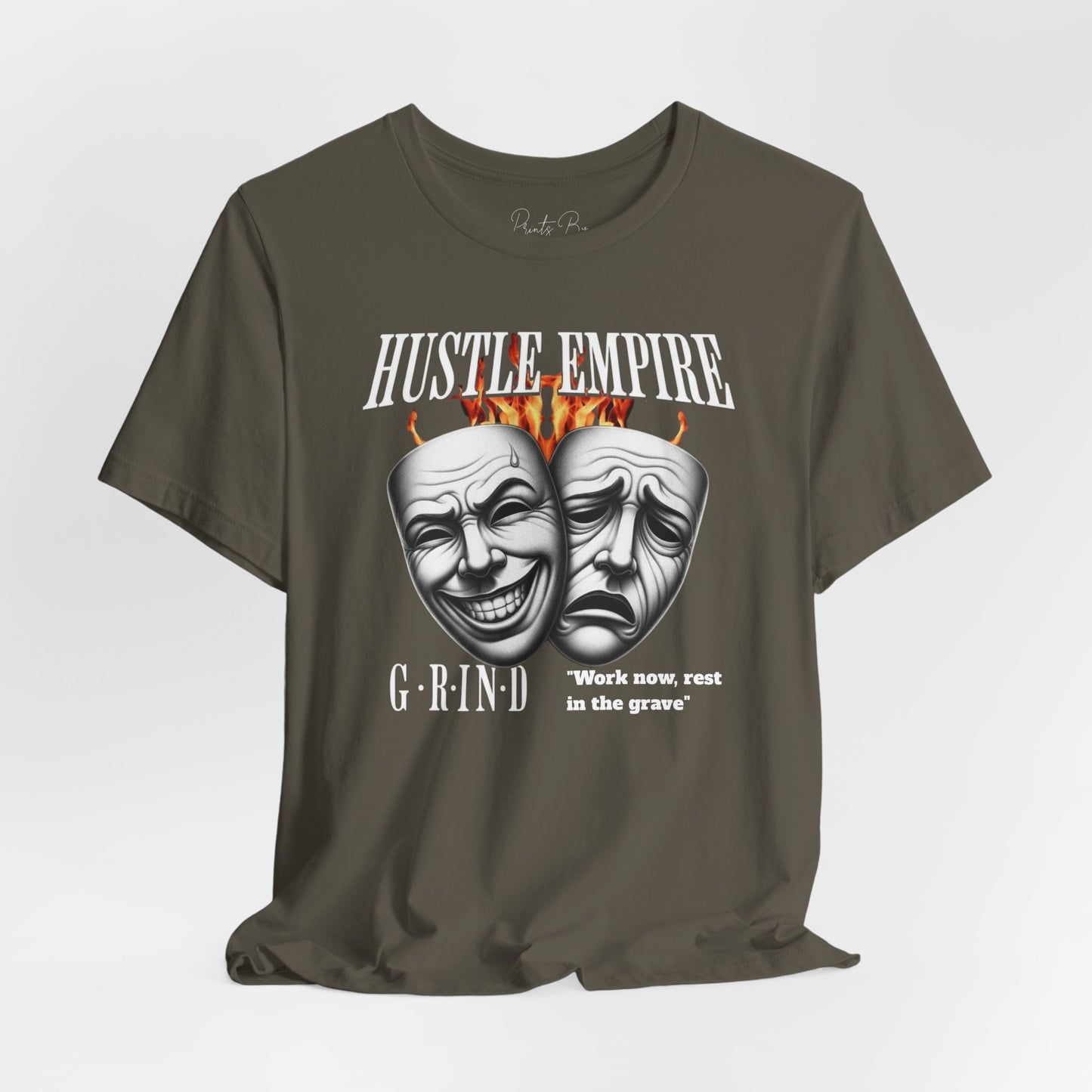Hustle Empire Graphic Tee, Motivational T-Shirt, Unisex Short Sleeve Shirt, Streetwear Apparel, Gift for Entrepreneurs