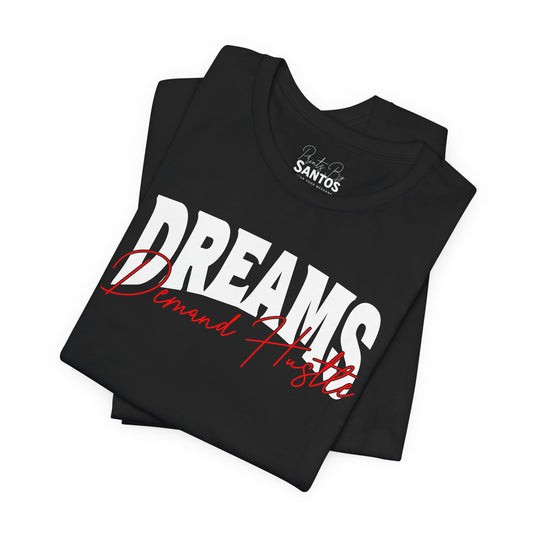Dreams Matter Short Sleeve Tee, Motivational T-Shirt, Inspirational Fashion, Unisex Graphic Tee, Gift for Dreamers, Casual Everyday Wear